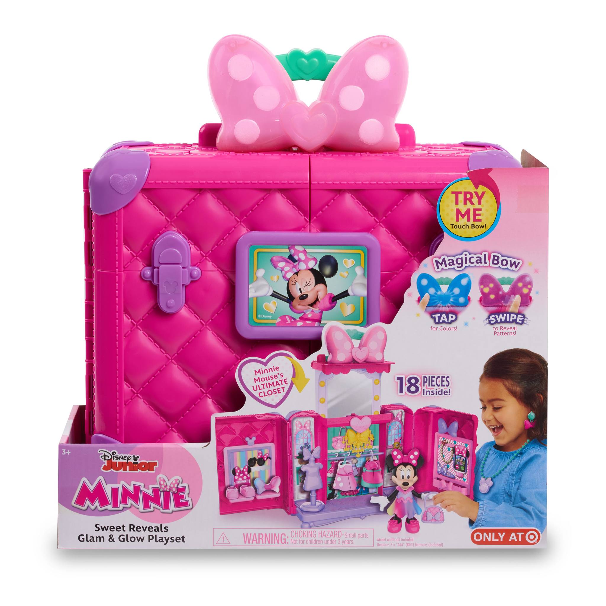 Playset Glam & Glow Minnie Mouse Famosa 5