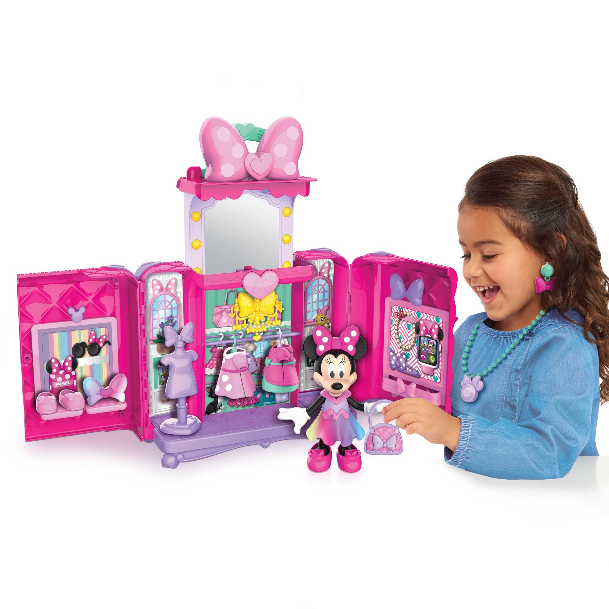 Playset Glam & Glow Minnie Mouse Famosa 7