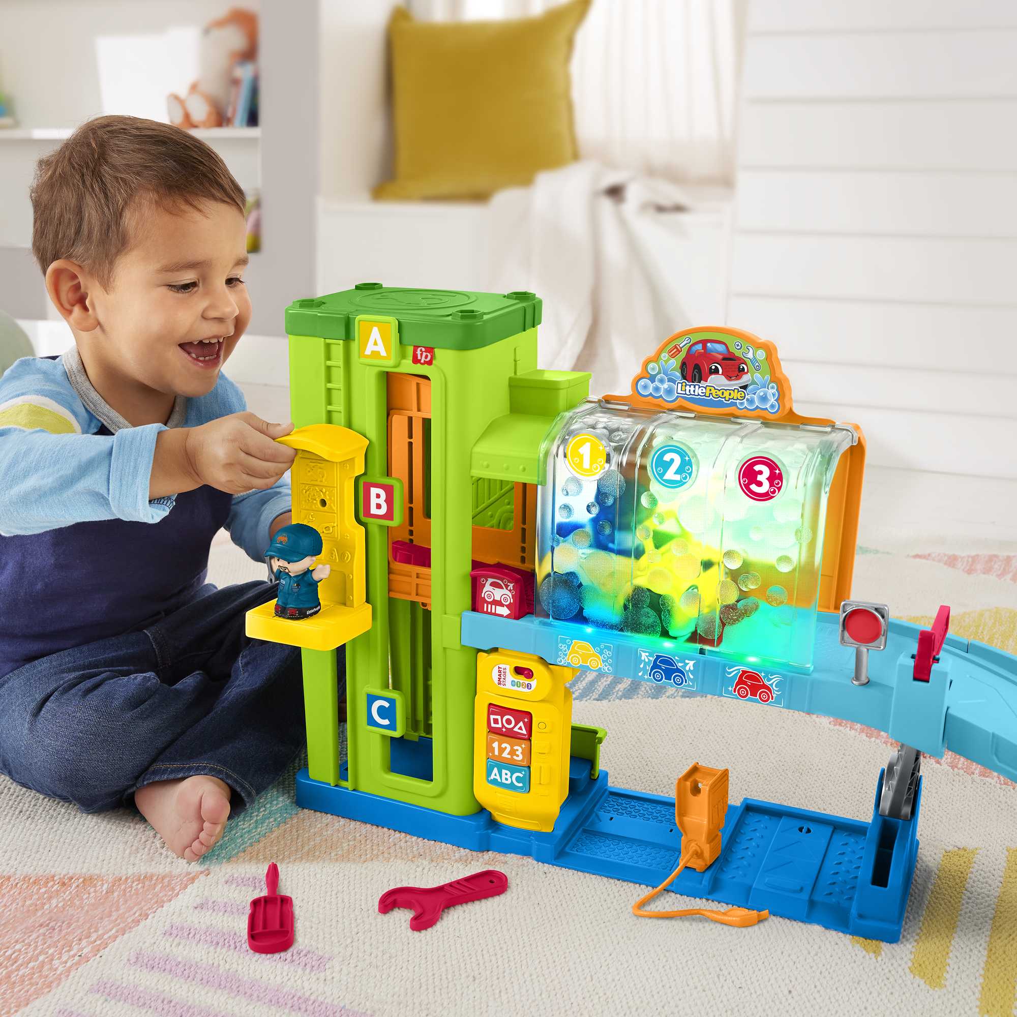 Set de juego Garaje aprendizaje Little People Fisher-Price 4