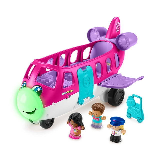 Avión de ensueño con 3 figuras Barbie Little People Barbie Avión Fisher-Price