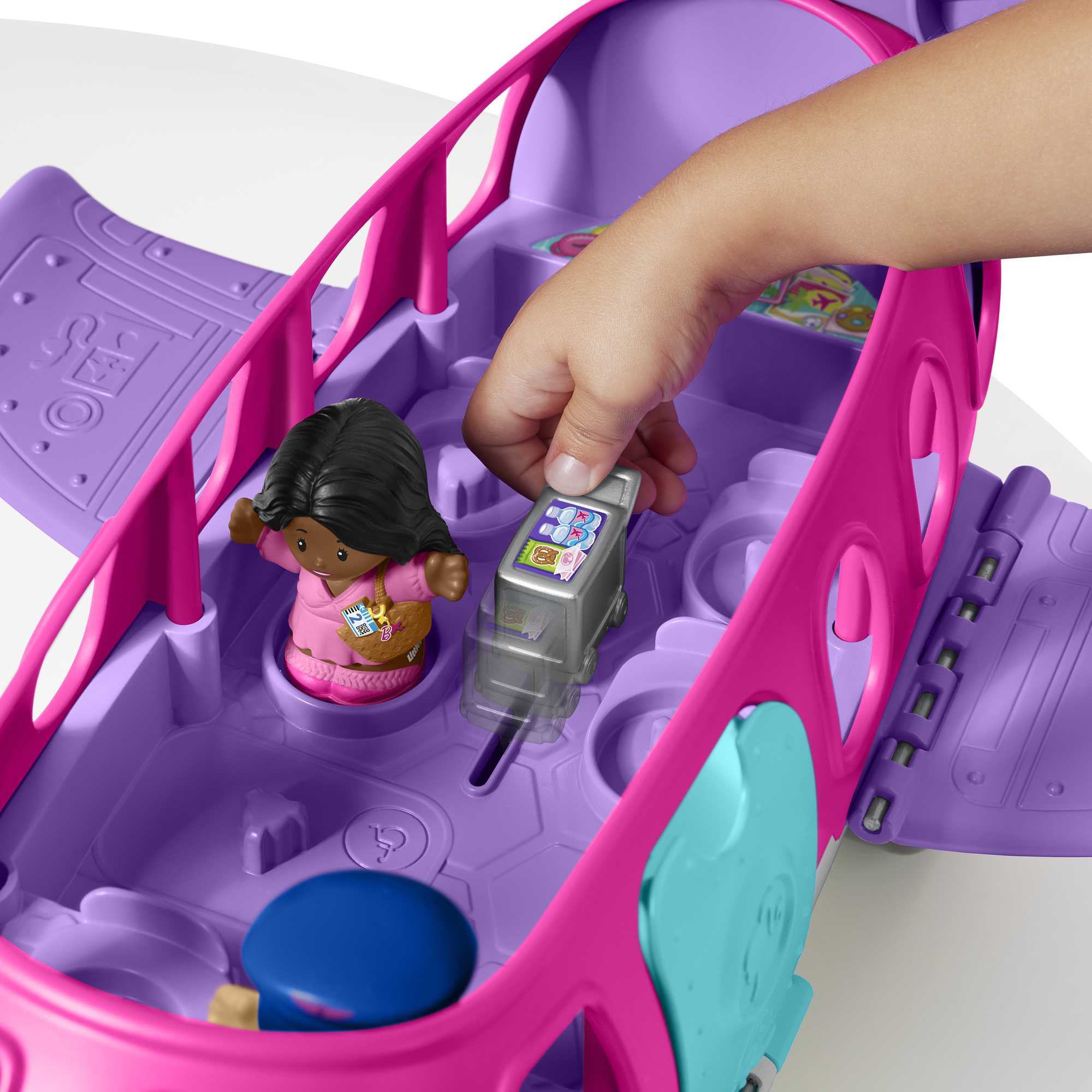 Avión de ensueño con 3 figuras Barbie Little People Barbie Avión Fisher-Price 4