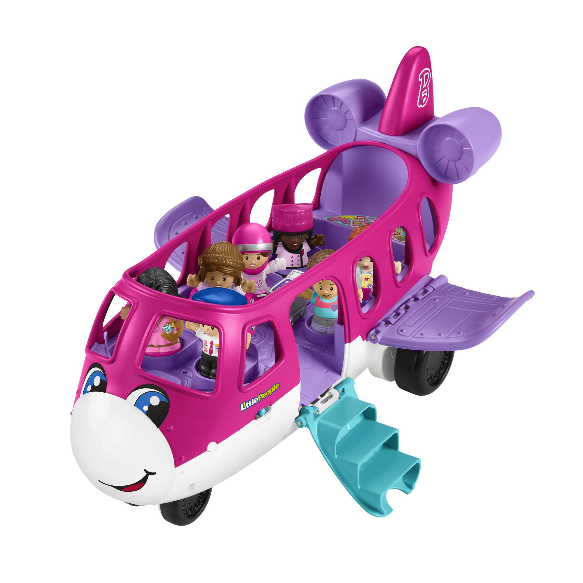 Avión de ensueño con 3 figuras Barbie Little People Barbie Avión Fisher-Price 5