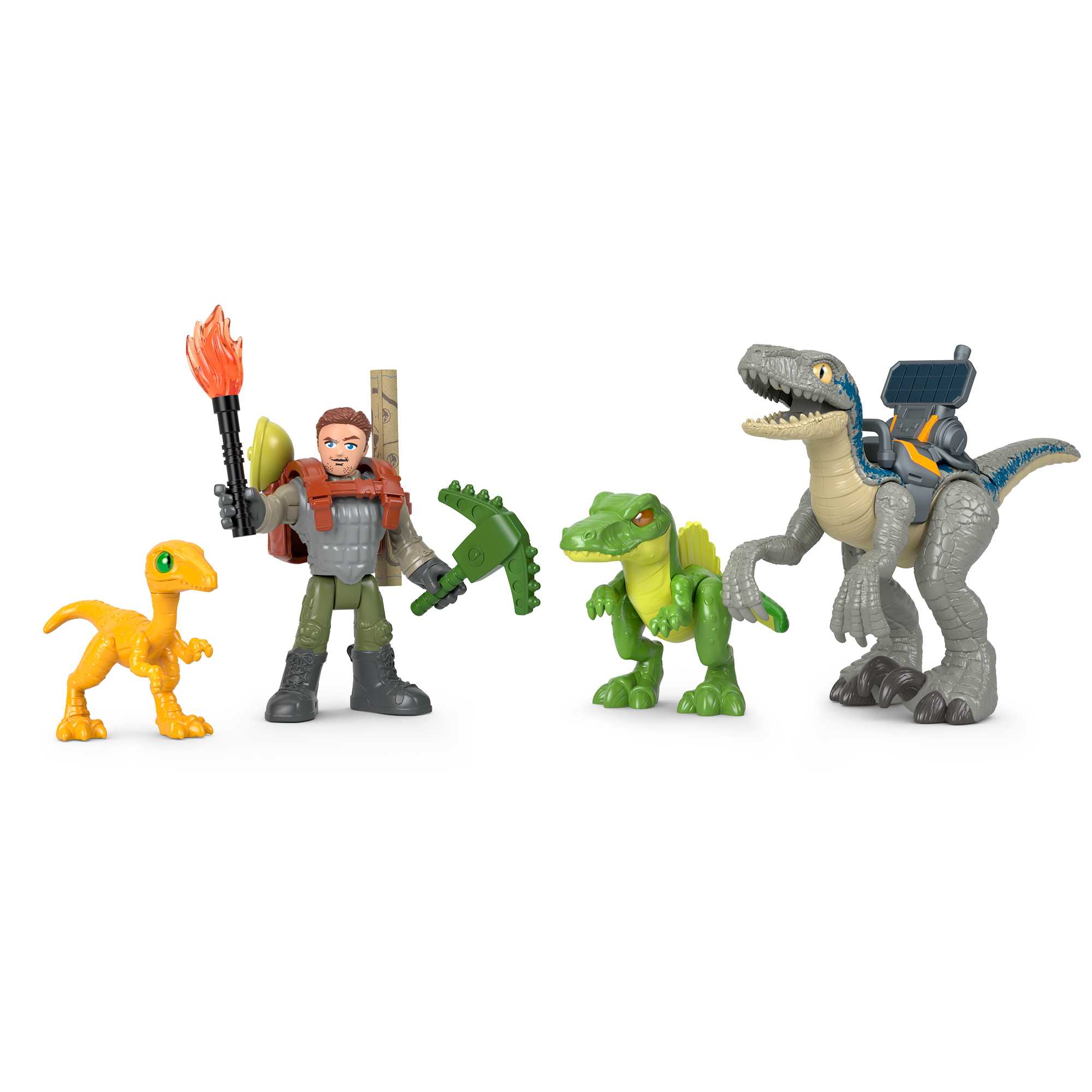 Pack Rastreo de dinousarios Jurassic World Imaginext Fisher-Price 2