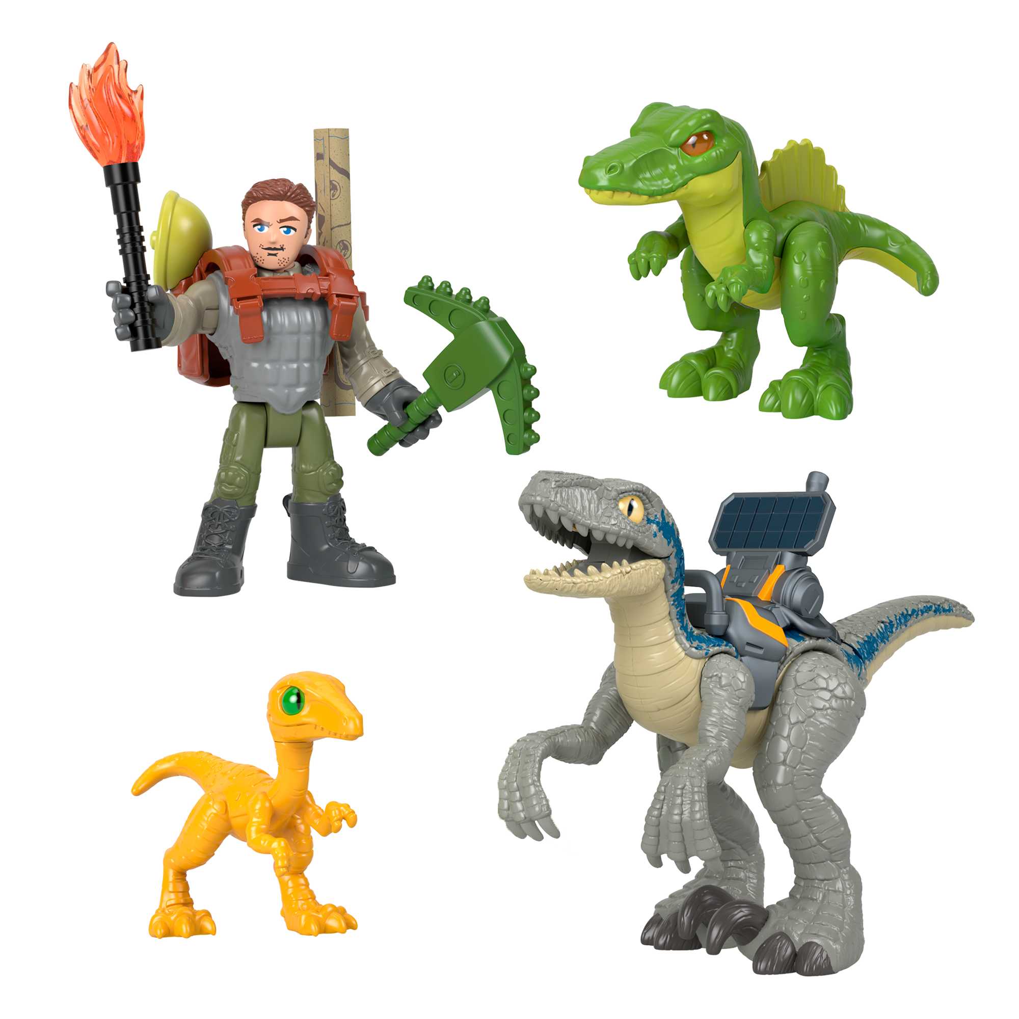 Pack Rastreo de dinousarios Jurassic World Imaginext Fisher-Price 6