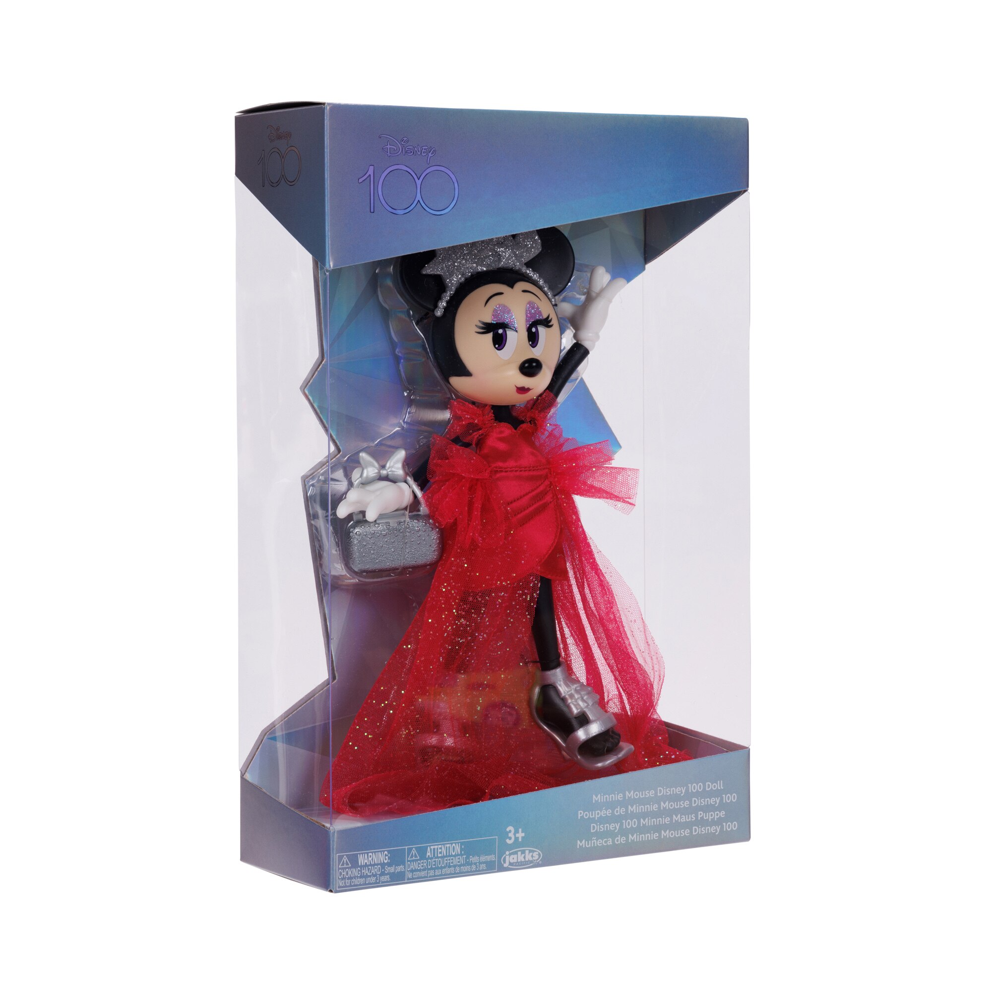 Muñeca Minnie Mouse 25 cm Edición especial Disney 100 Aniversario Jakks Pacific 5