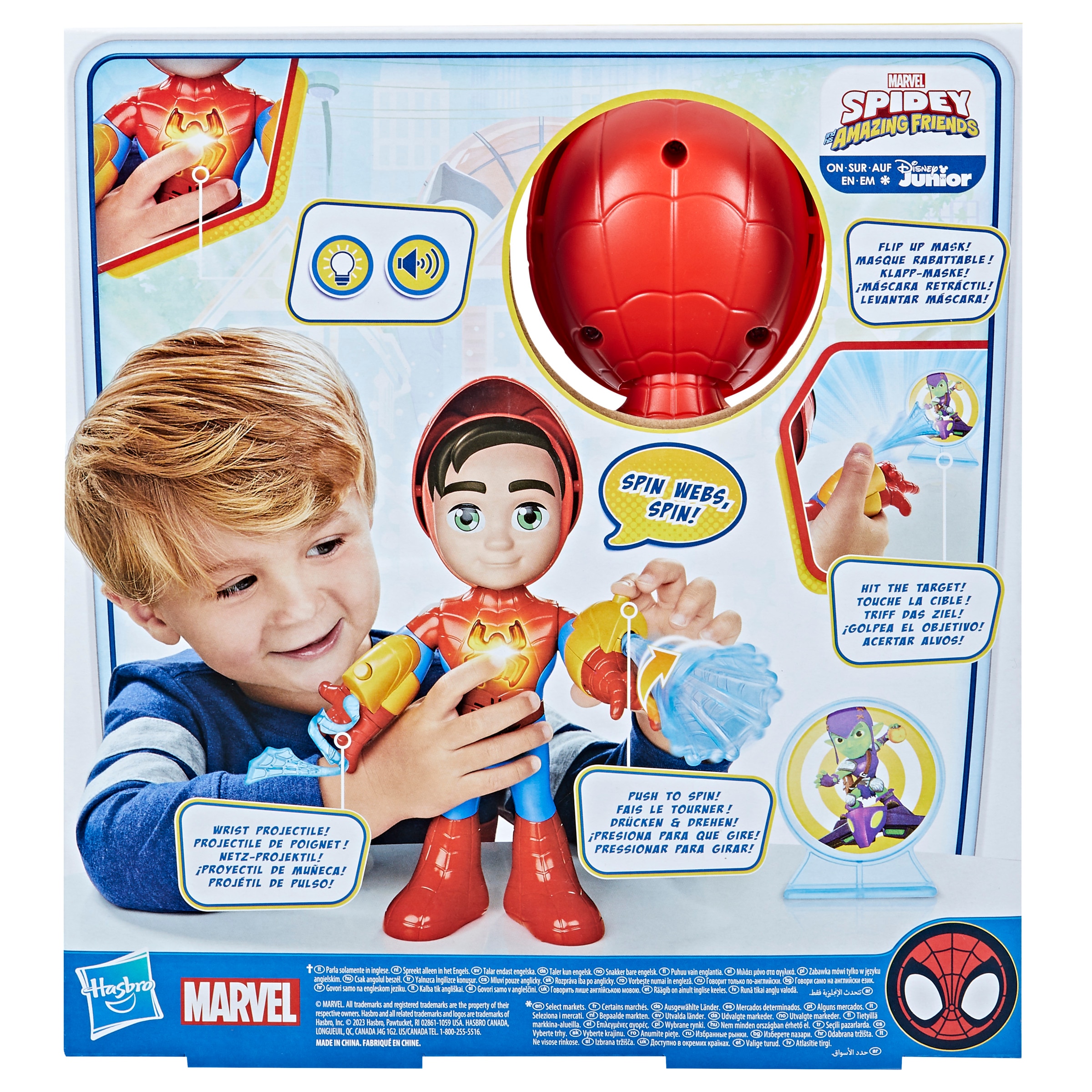 Figura electrónica Spidey Hasbro 5