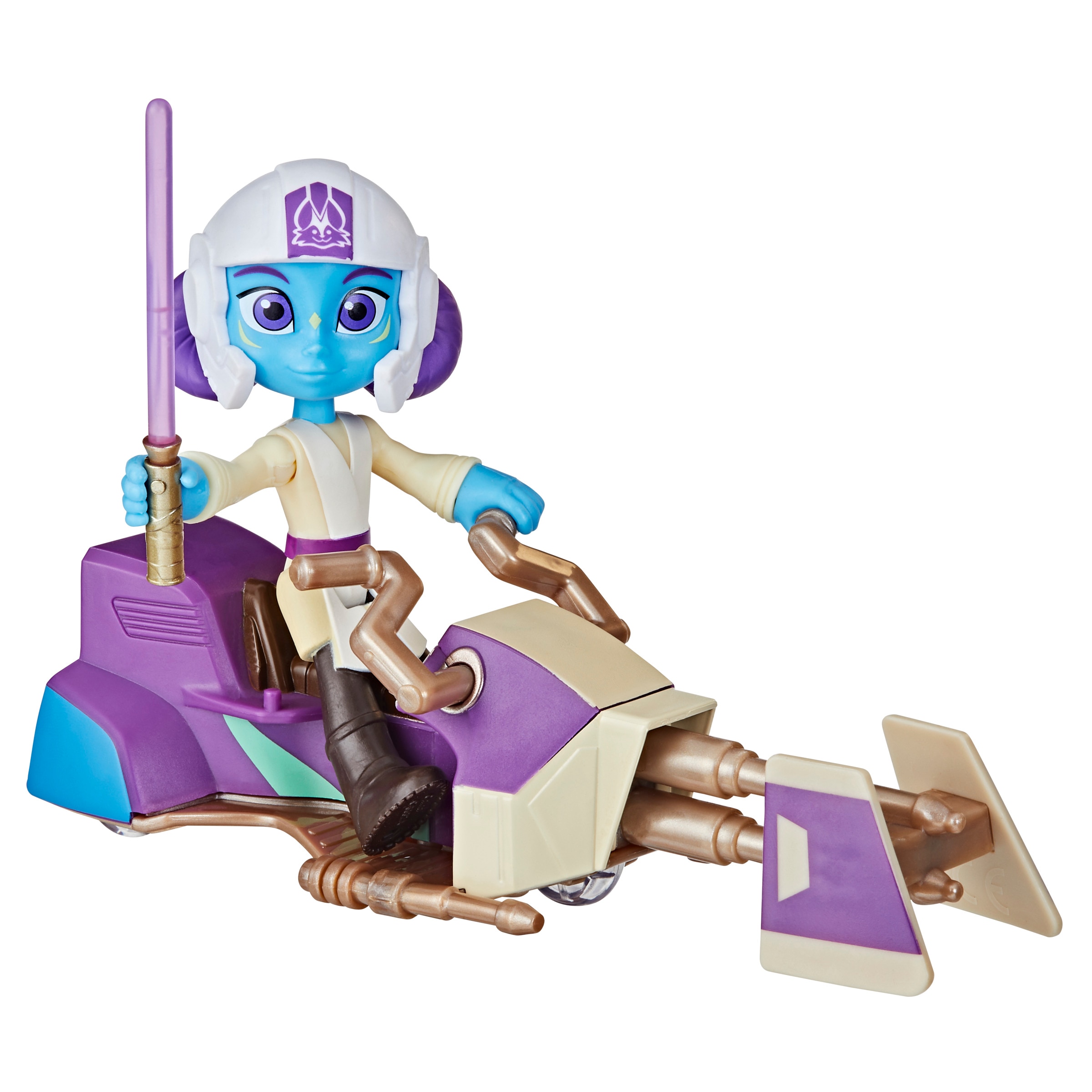 Figuras de acción surtidas con moto Speeder Young Jedi Star Wars Hasbro 13