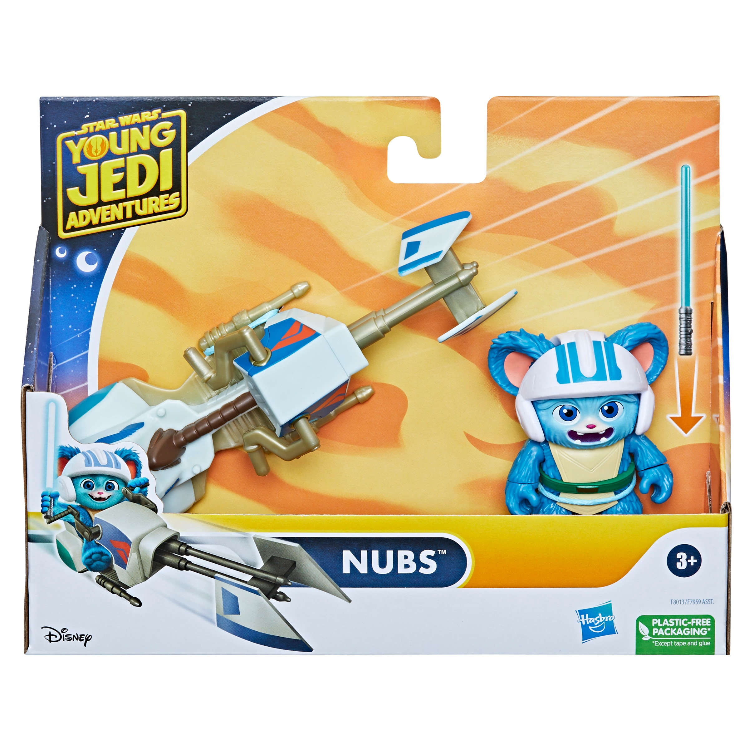 Figuras de acción surtidas con moto Speeder Young Jedi Star Wars Hasbro 16