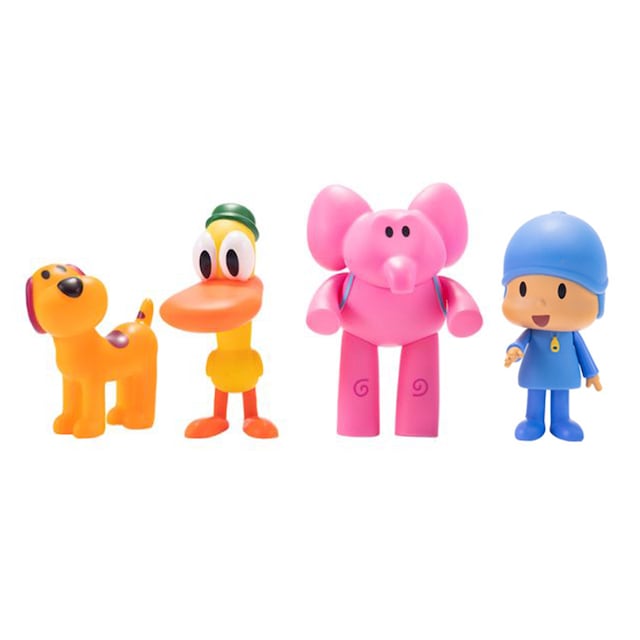 Pack 4 Súper Figuras Pocoyó y sus amigos Bandai