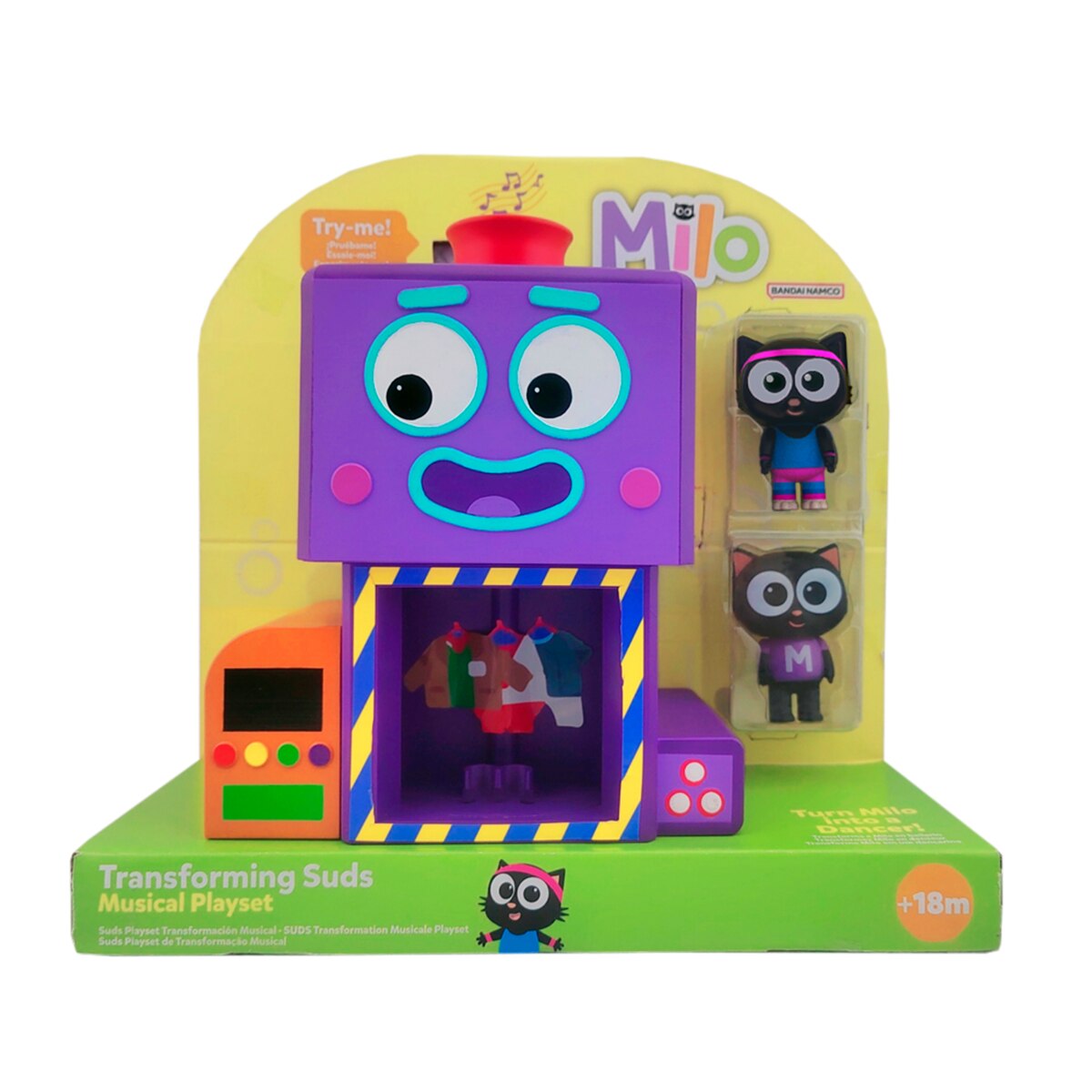 Playset musical Suds Transformación Milo Bandai 4