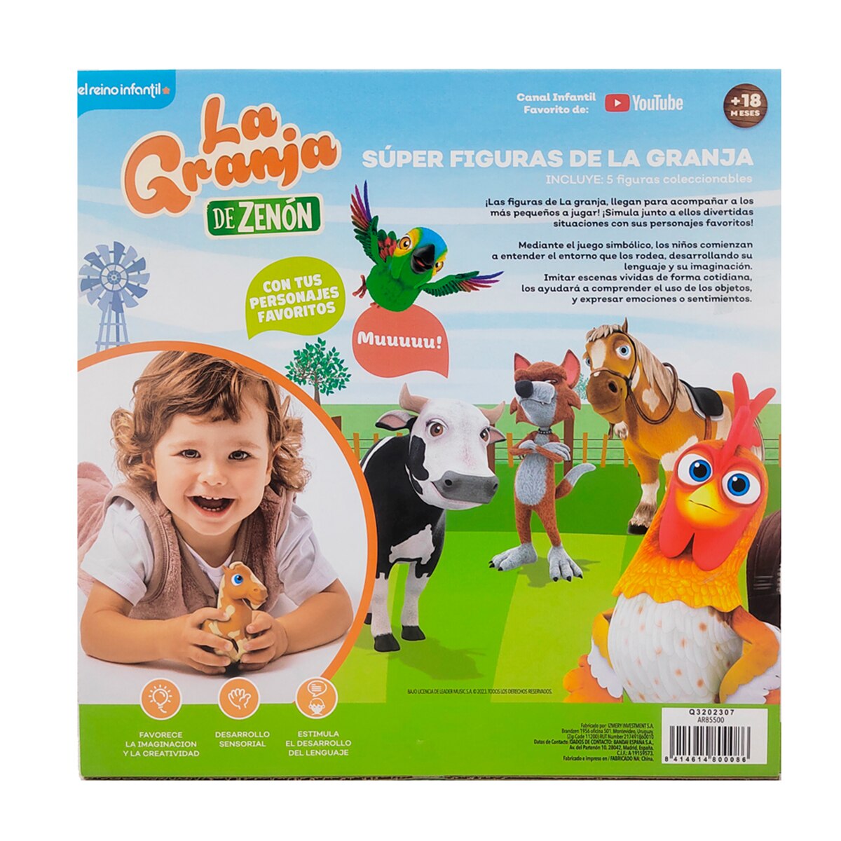 Pack 5 Súper Figuras La Granja de Zenon Bandai 16