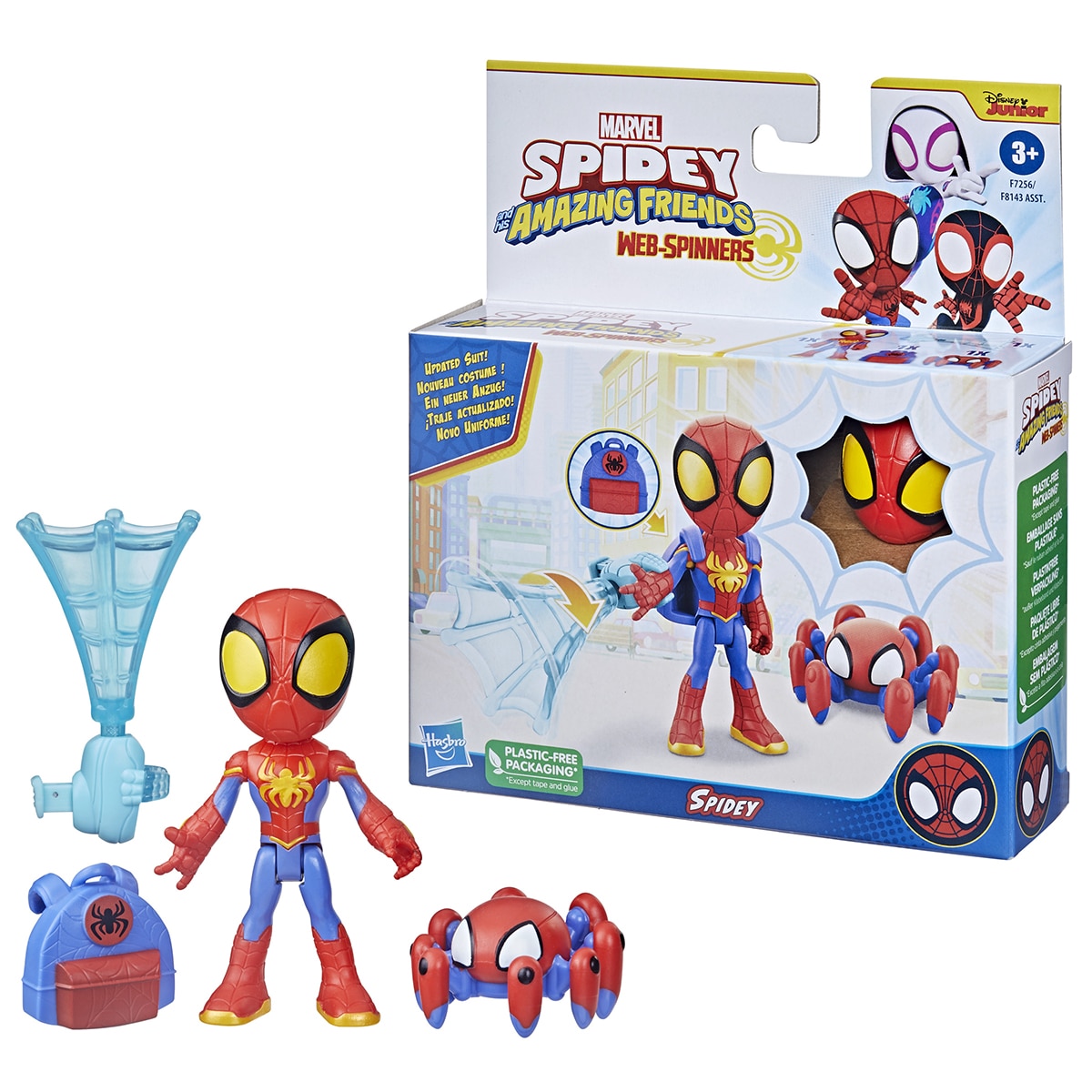 Figura Web-Spinners Spidey Marvel Hasbro 7