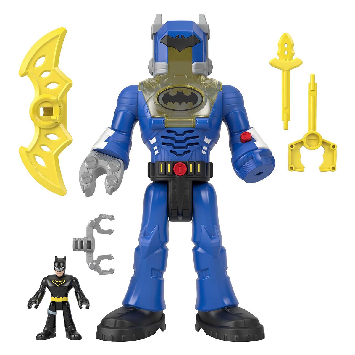 Figuras surtidas Batman y Exo traje DC Super Friends Imaginext Fisher-Price 1