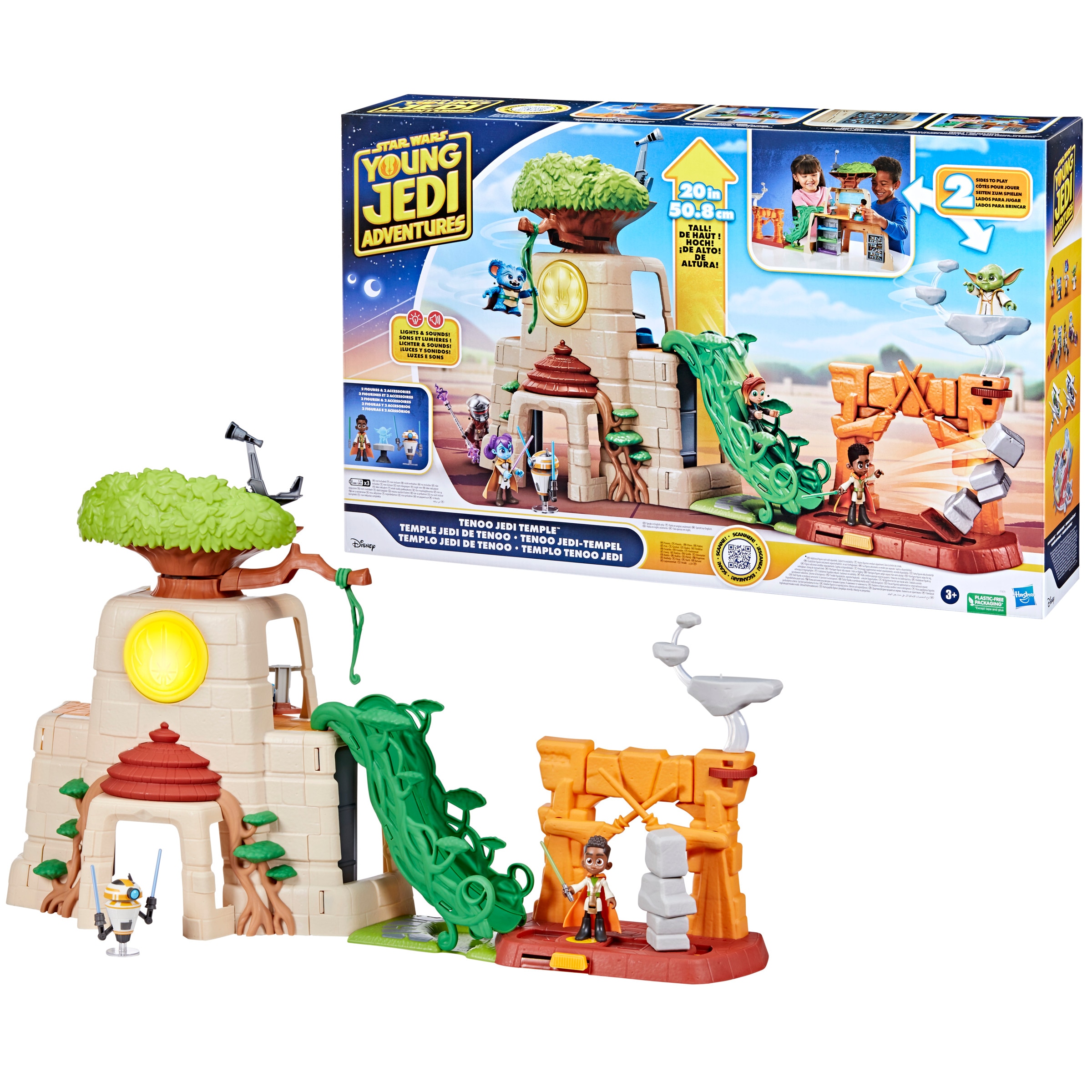 Set de Juego Templo Jedi de Tenoo Star Wars Hasbro 2