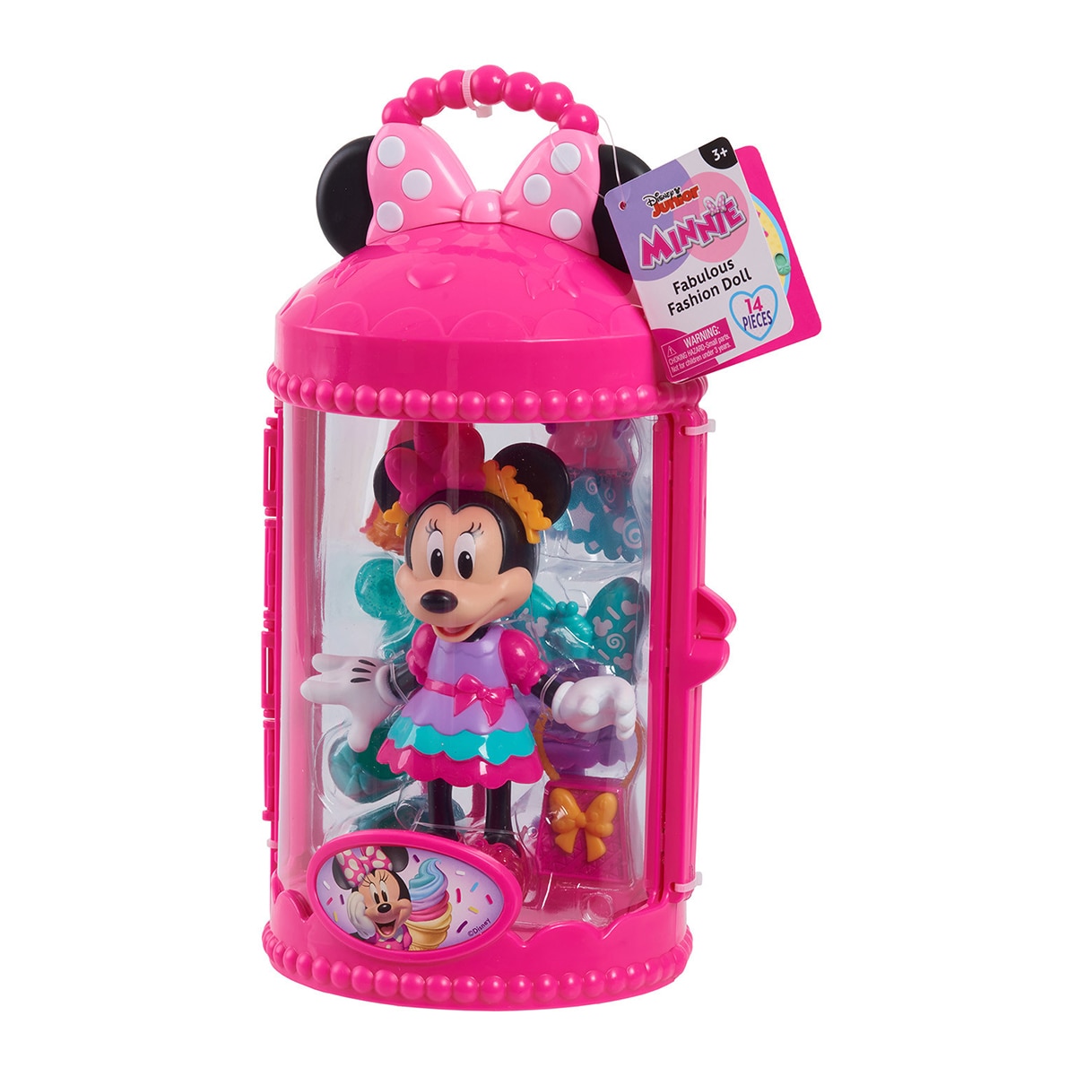 Automóvil de juguete con figuras articuladas Minnie Mouse Disney Just Play 1