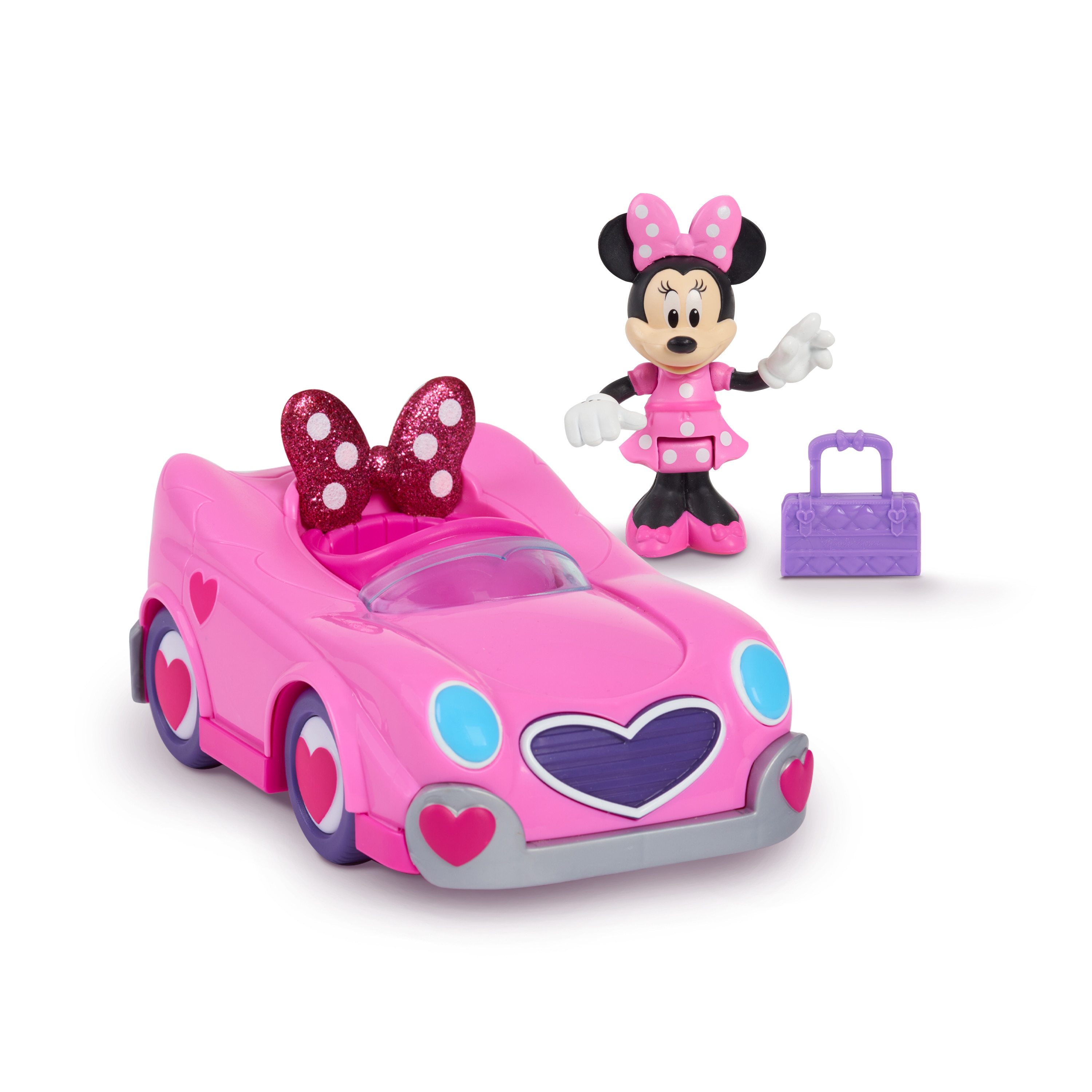 Automóvil de juguete con figuras articuladas Minnie Mouse Disney Just Play 2