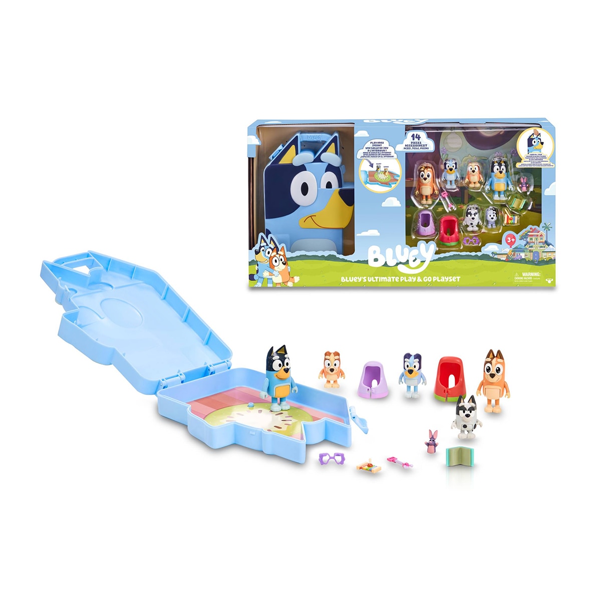 Imagen 0 de Mañetín con figuras Bluey Famosa