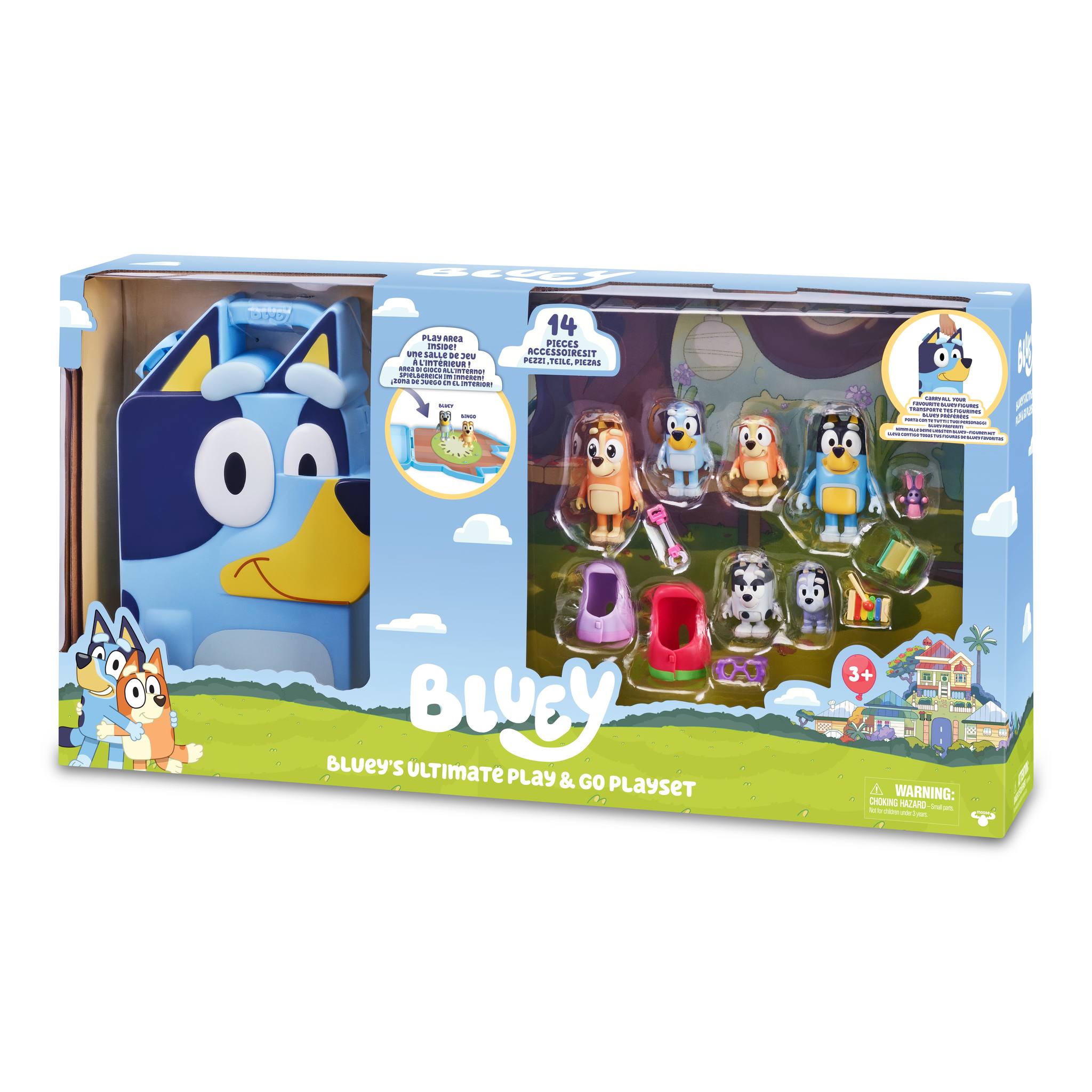 Mañetín con figuras Bluey Famosa 5