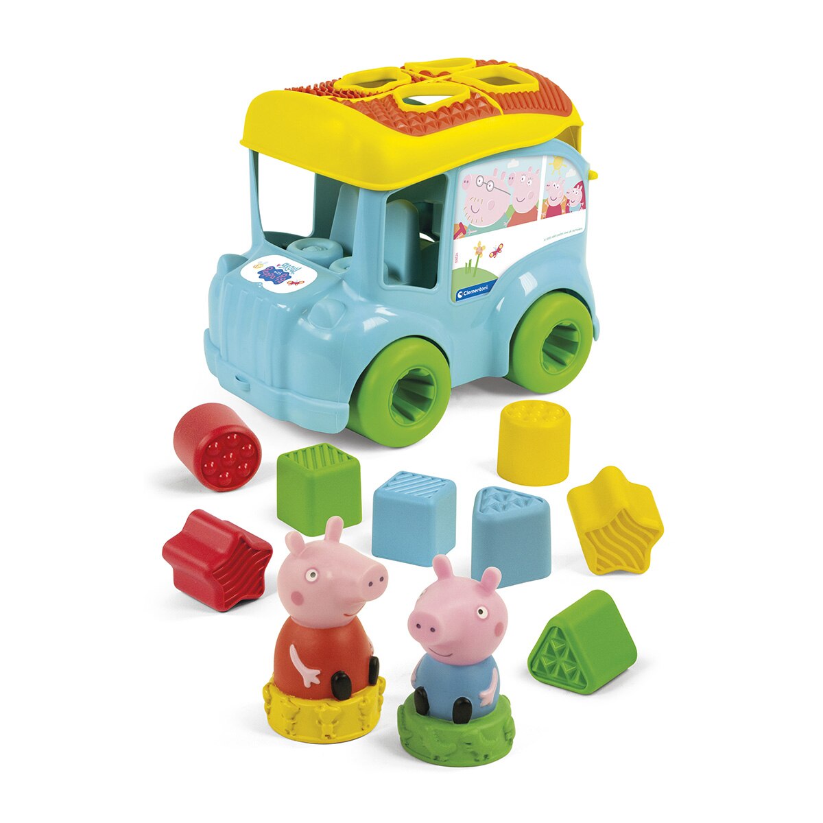 Autobús Formas y Colores Peppa Pig Clementoni 1