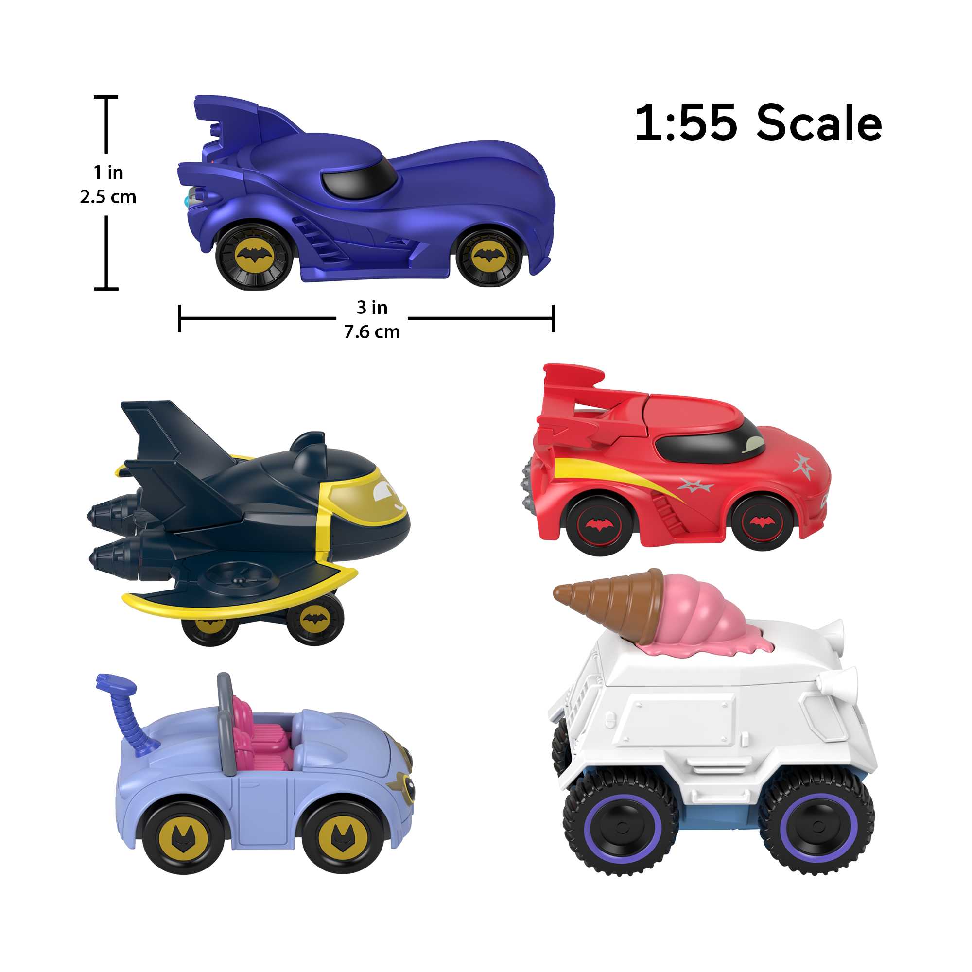 Pack 5 coches DC Batwheels Fisher-Price 4