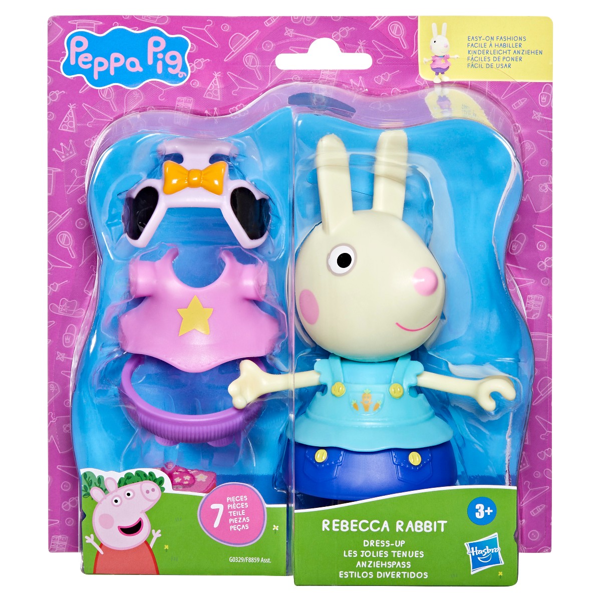 Figura Peppa Estilos divertidos Peppa Pig Hasbro 8