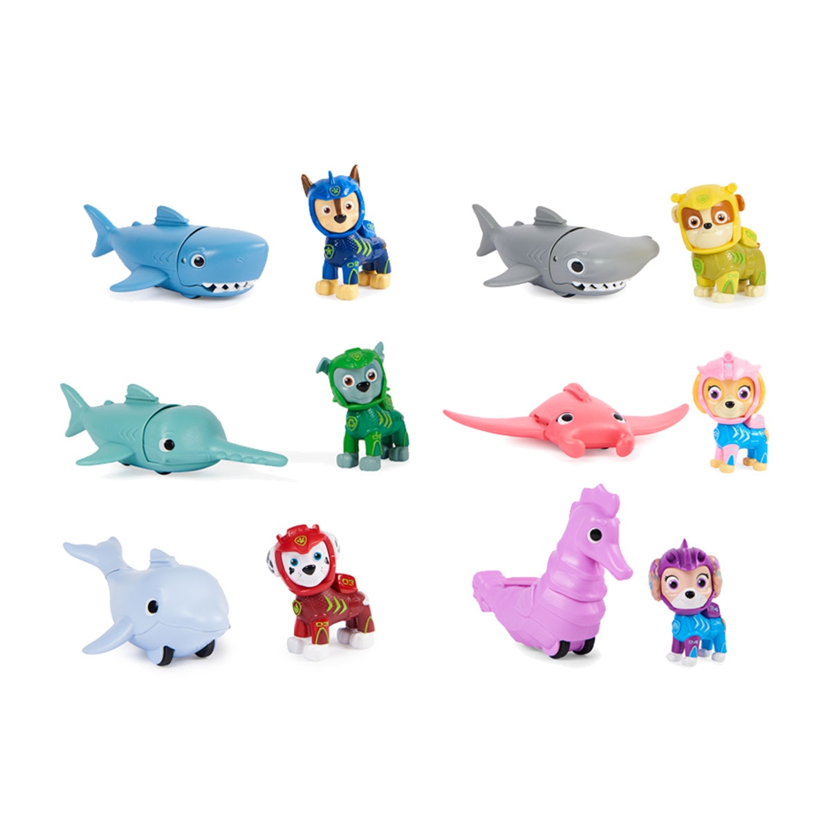 Imagen 0 de Figura Aqua Pups Paw Patrol Spin Master modelos surtidos