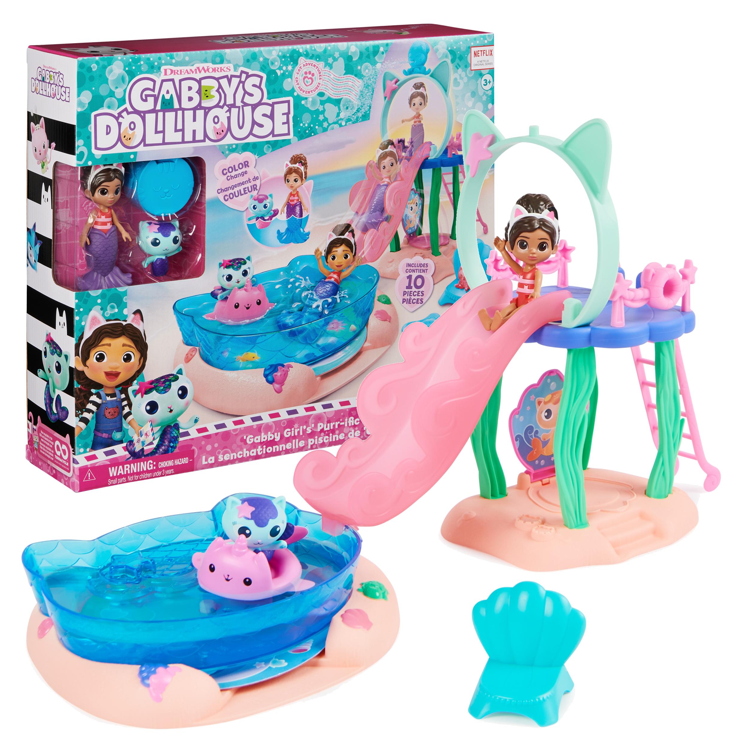 Playset Piscina de Gabby y Siregata Gabby's Dollhouse Spin Master 2