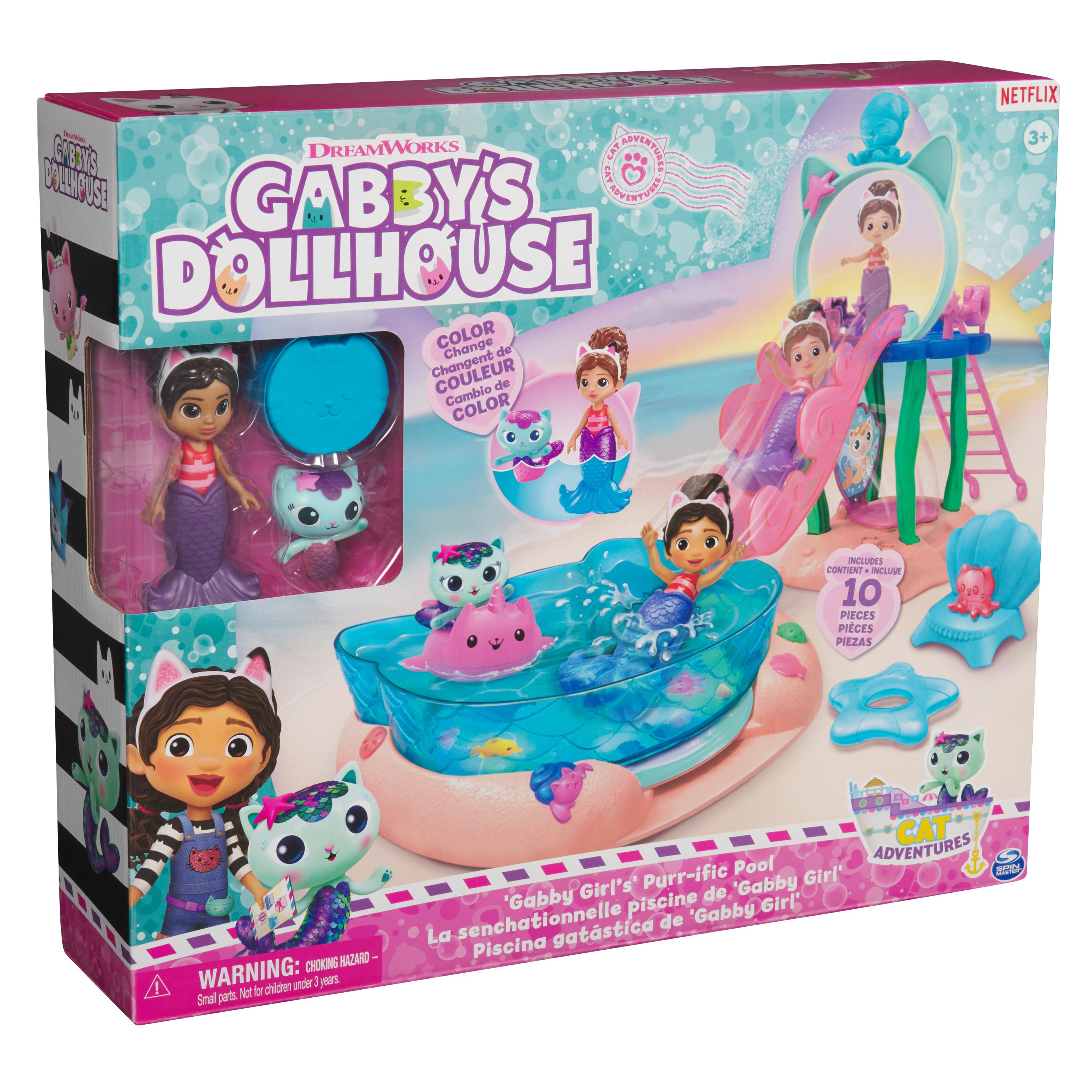 Playset Piscina de Gabby y Siregata Gabby's Dollhouse Spin Master 3