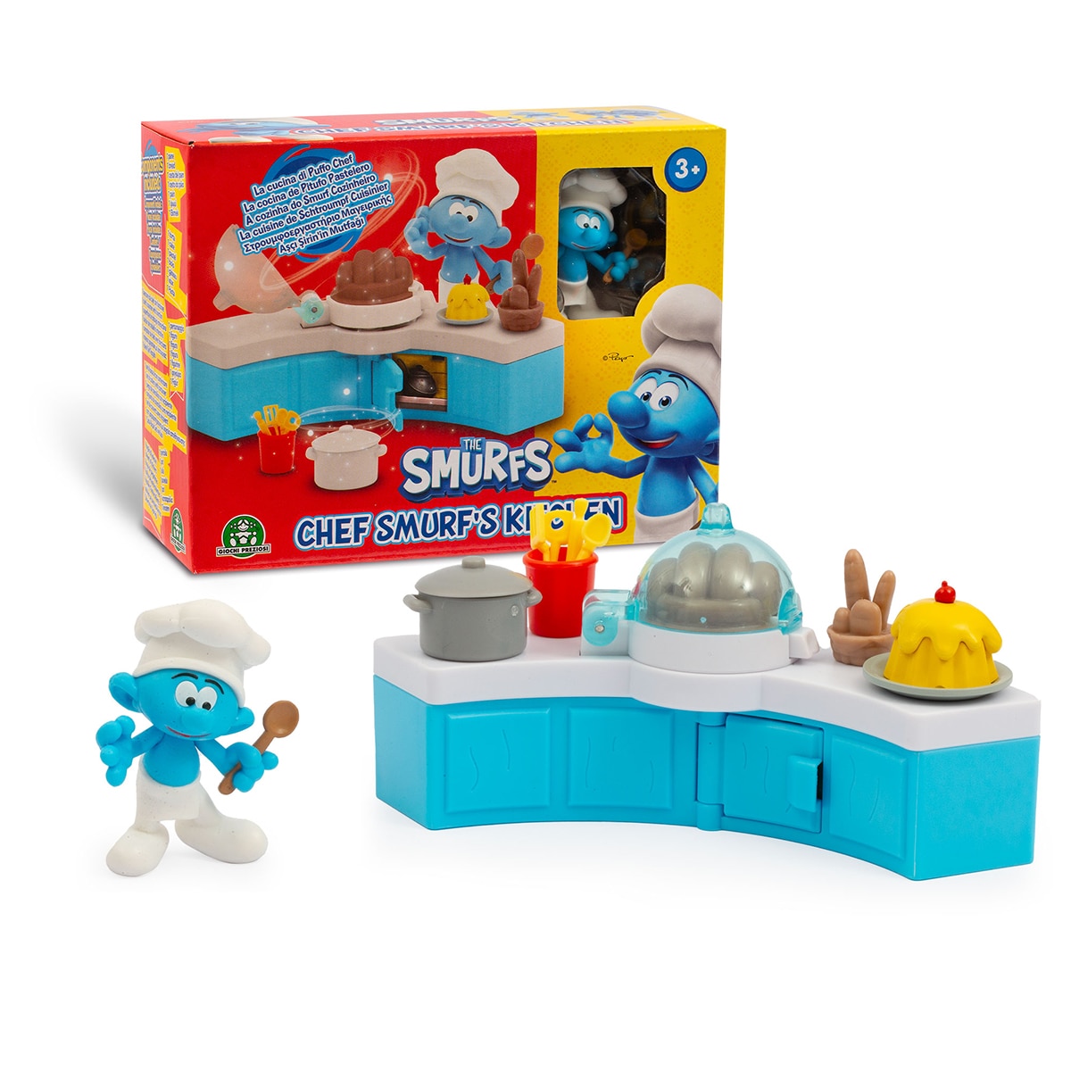 Mini playset Smurf's Pitufos Famosa modelos surtidos 6