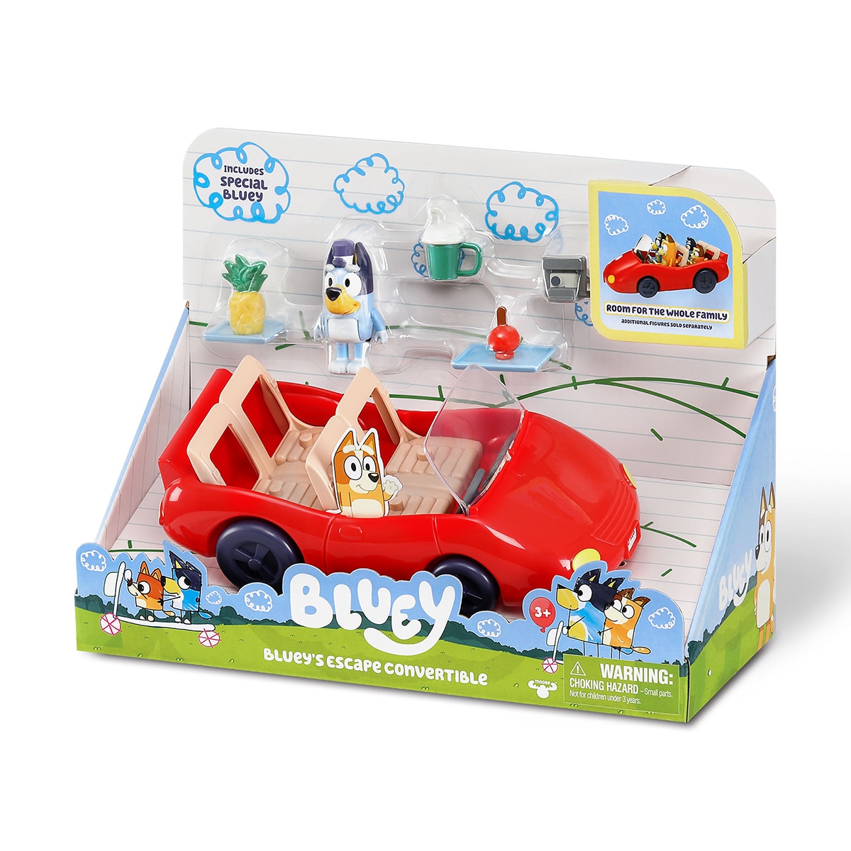 Vehículo convertible Bluey Famosa 9