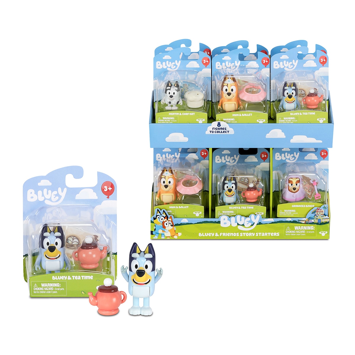 Imagen 0 de Figura Story Starter Pack S9 Bluey Famosa modelos surtidos