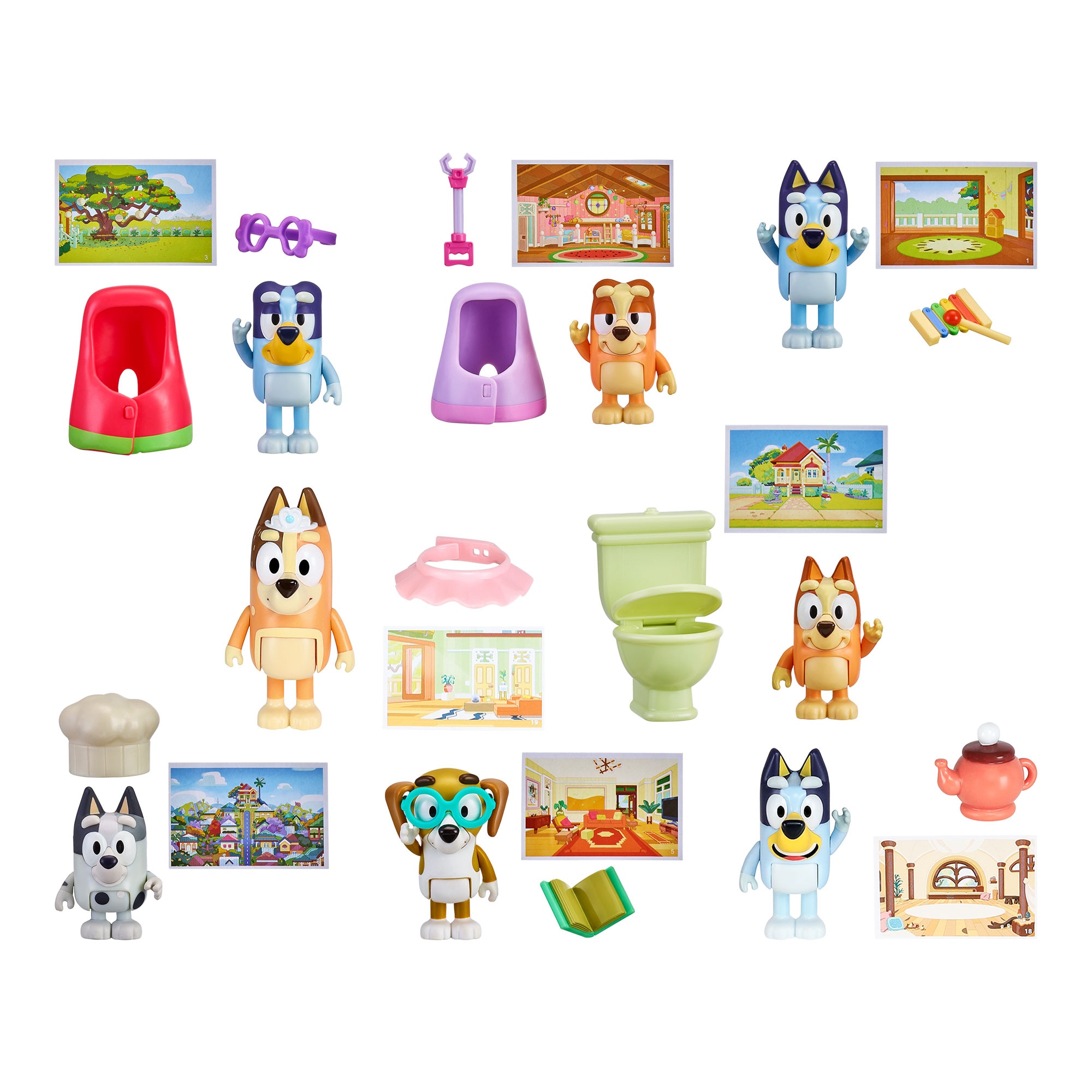 Figura Story Starter Pack S9 Bluey Famosa modelos surtidos 3