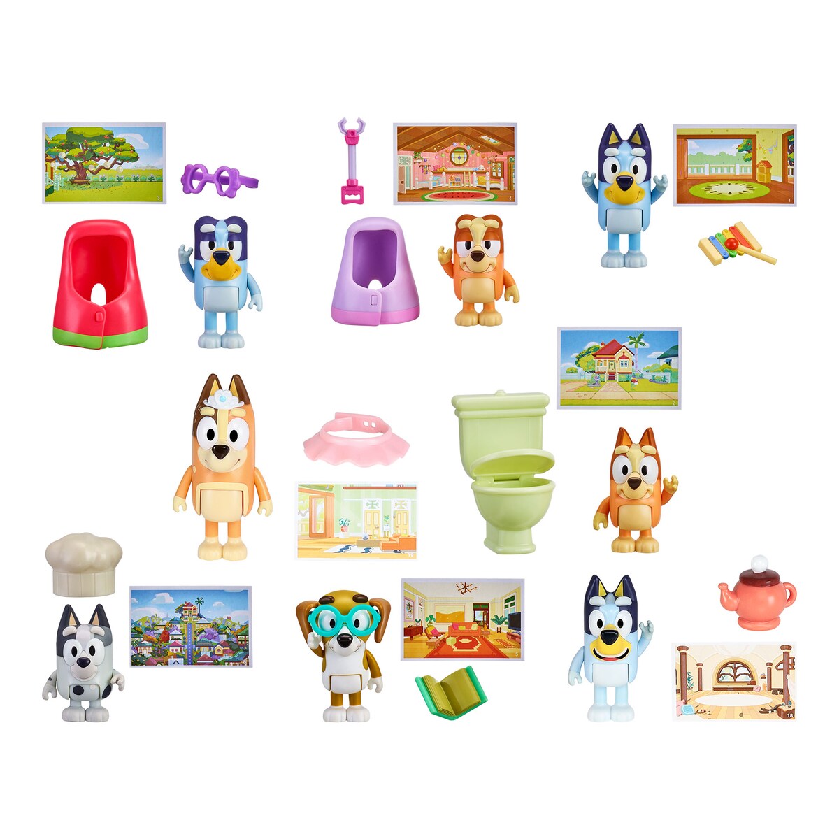 Figura Story Starter Pack S9 Bluey Famosa modelos surtidos 3