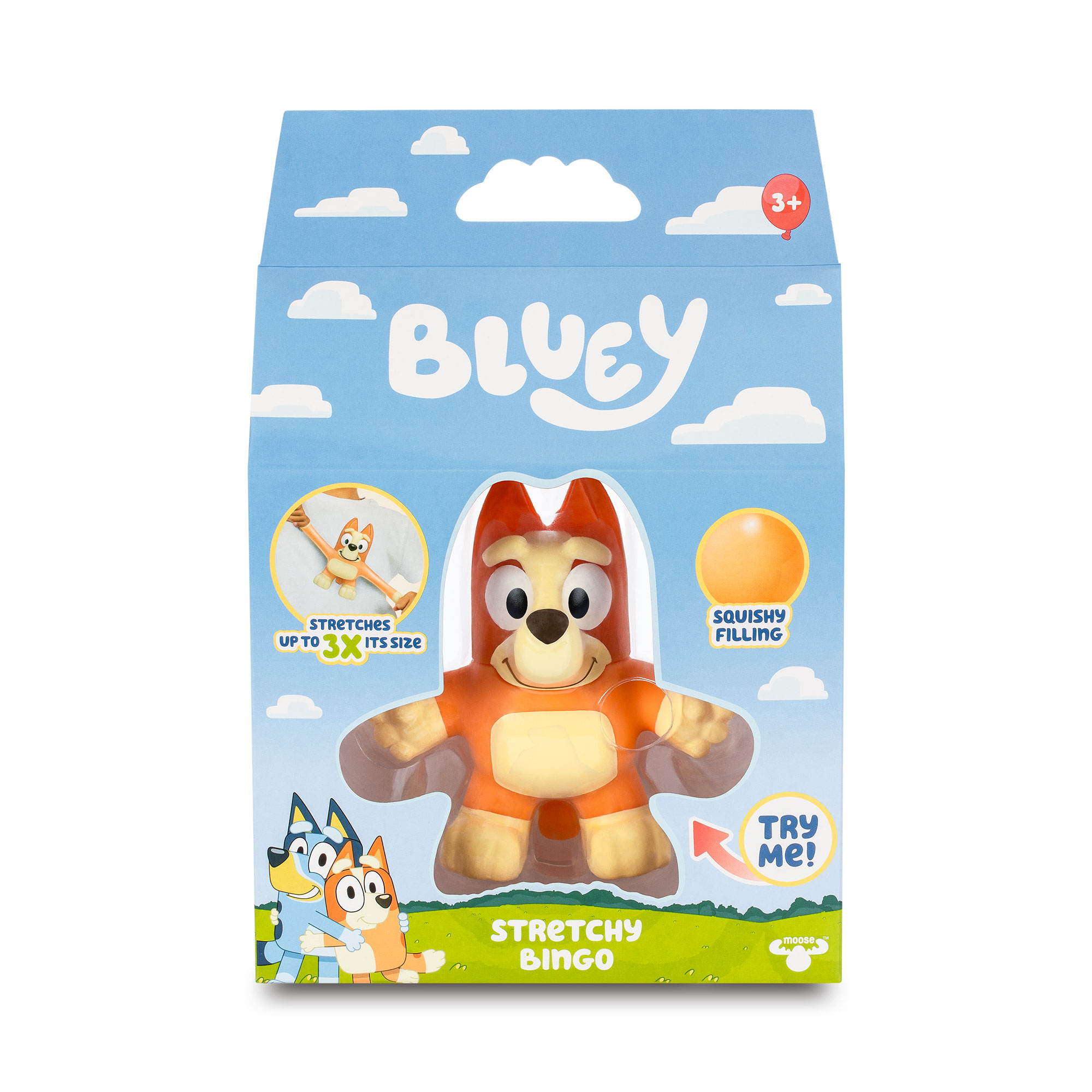 Figura Stretch Bluey Famosa modelos surtidos 5