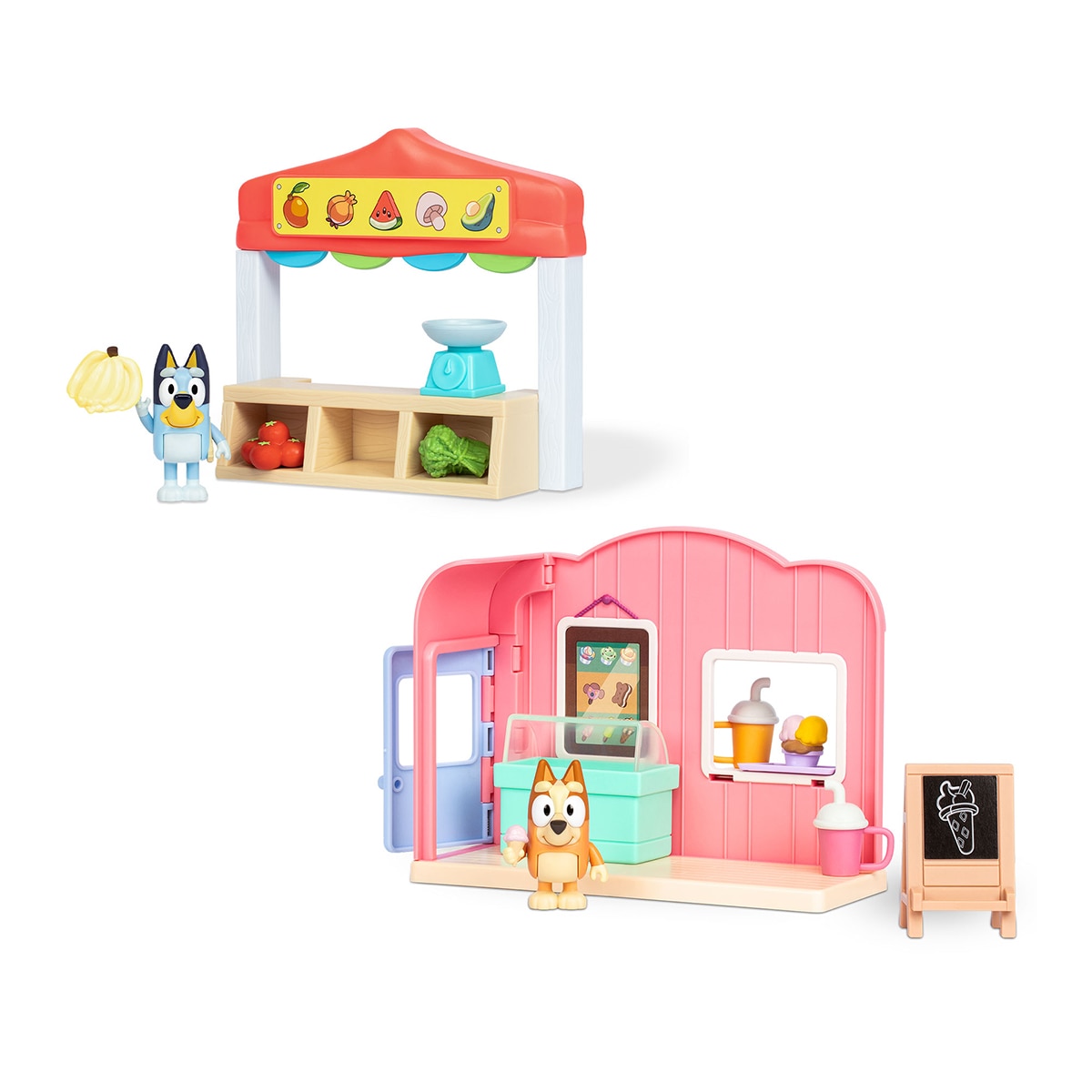 Bluey – Mini Playsets con Figura Bluey Famosa modelos surtidos.