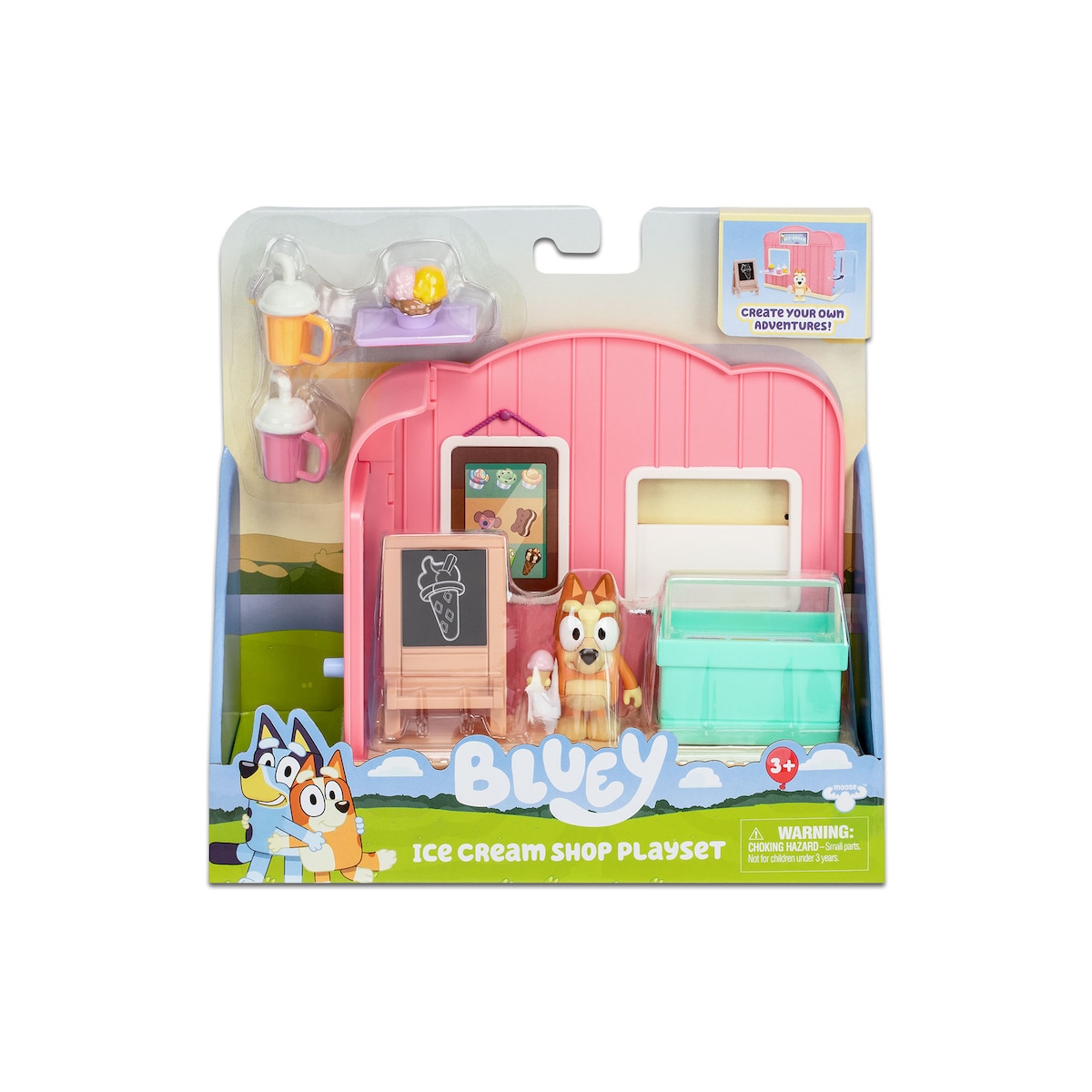 Mini Playsets com Figura Bluey Famosa - Modelos Sortidos 8