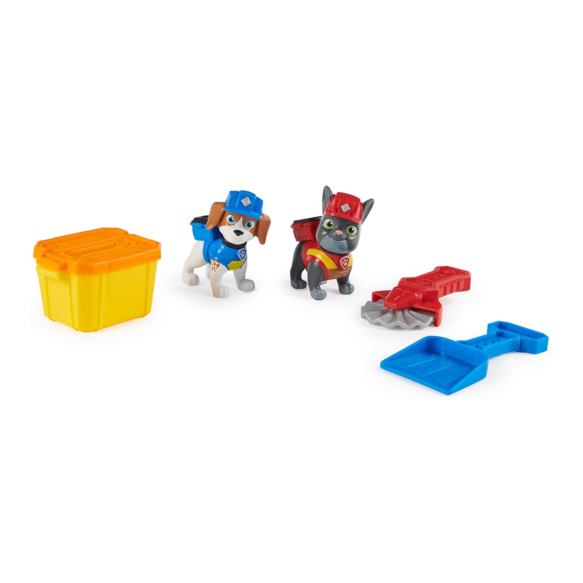 Pack 2 Figuras Charger y Wheeler Rubble&Crew Spin Master 3