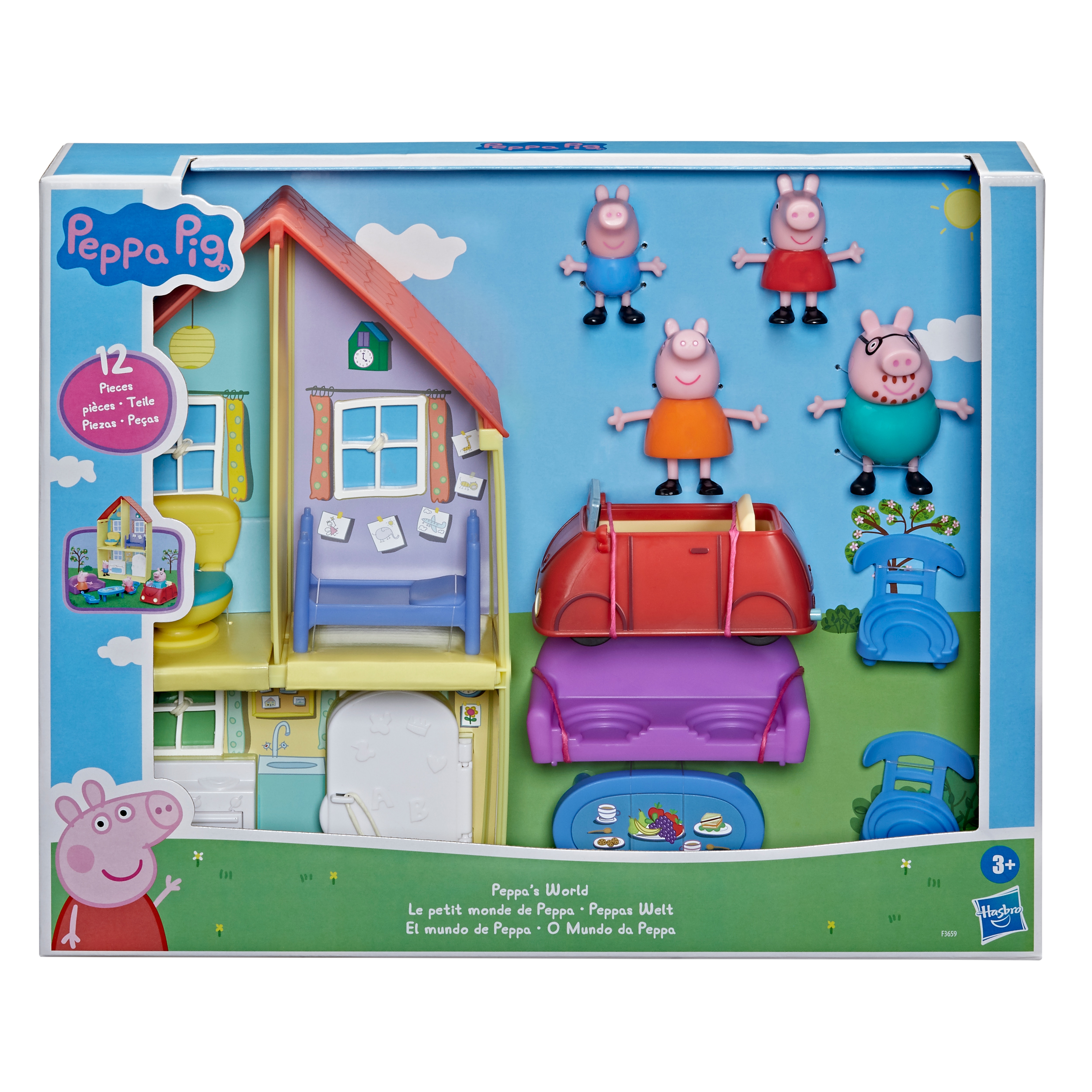 Playset Peppa's World Peppa Pig Hasbro 3