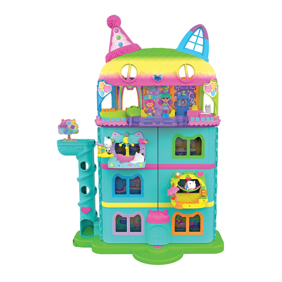 La Casa de Muñecas de Gabby Celebration con Ático Balcón Gabby's Dollhouse Spin Master 1