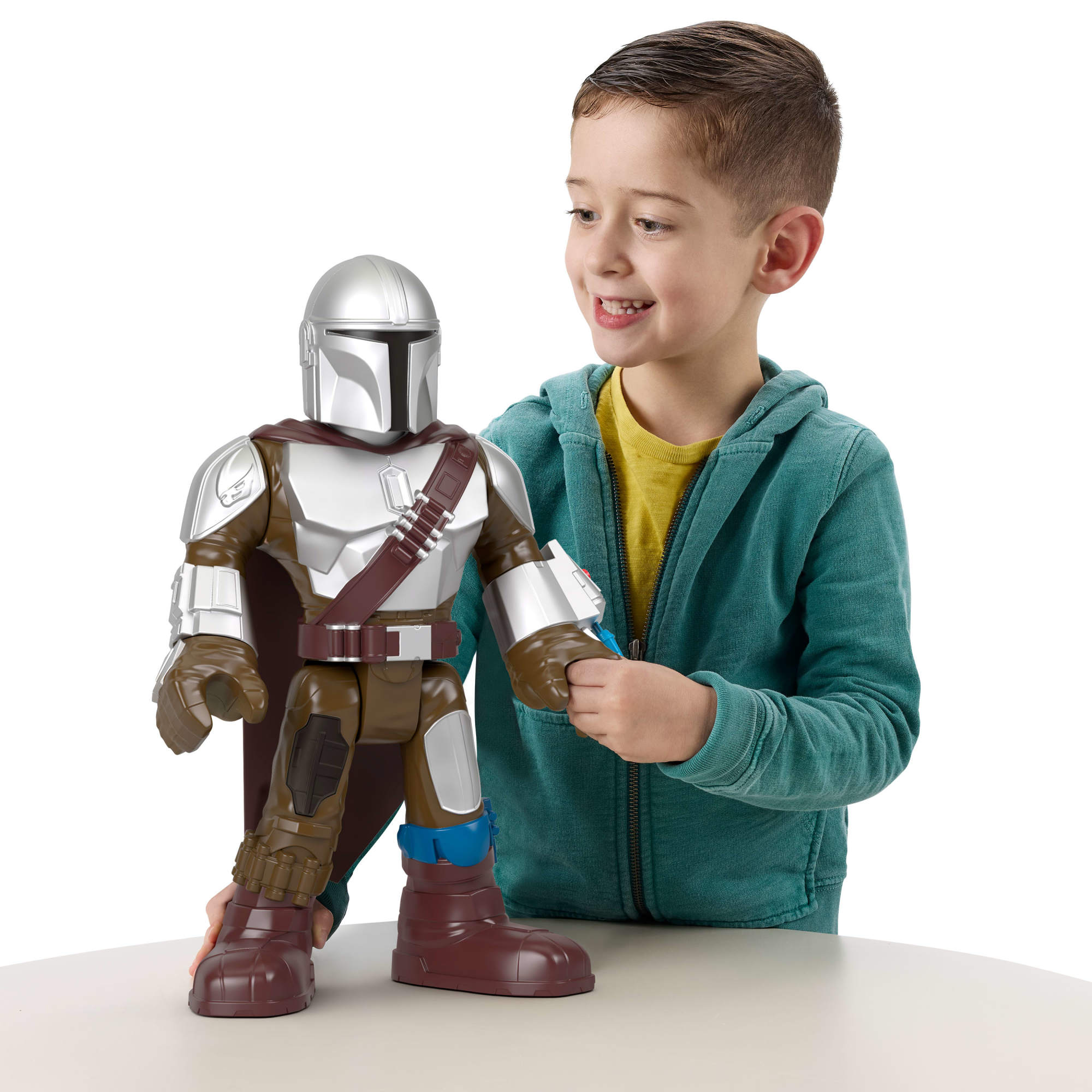Figura de juguete XXL de más de 41cm Star Wars El Mandaloriano Fisher-Price Imaginext 2