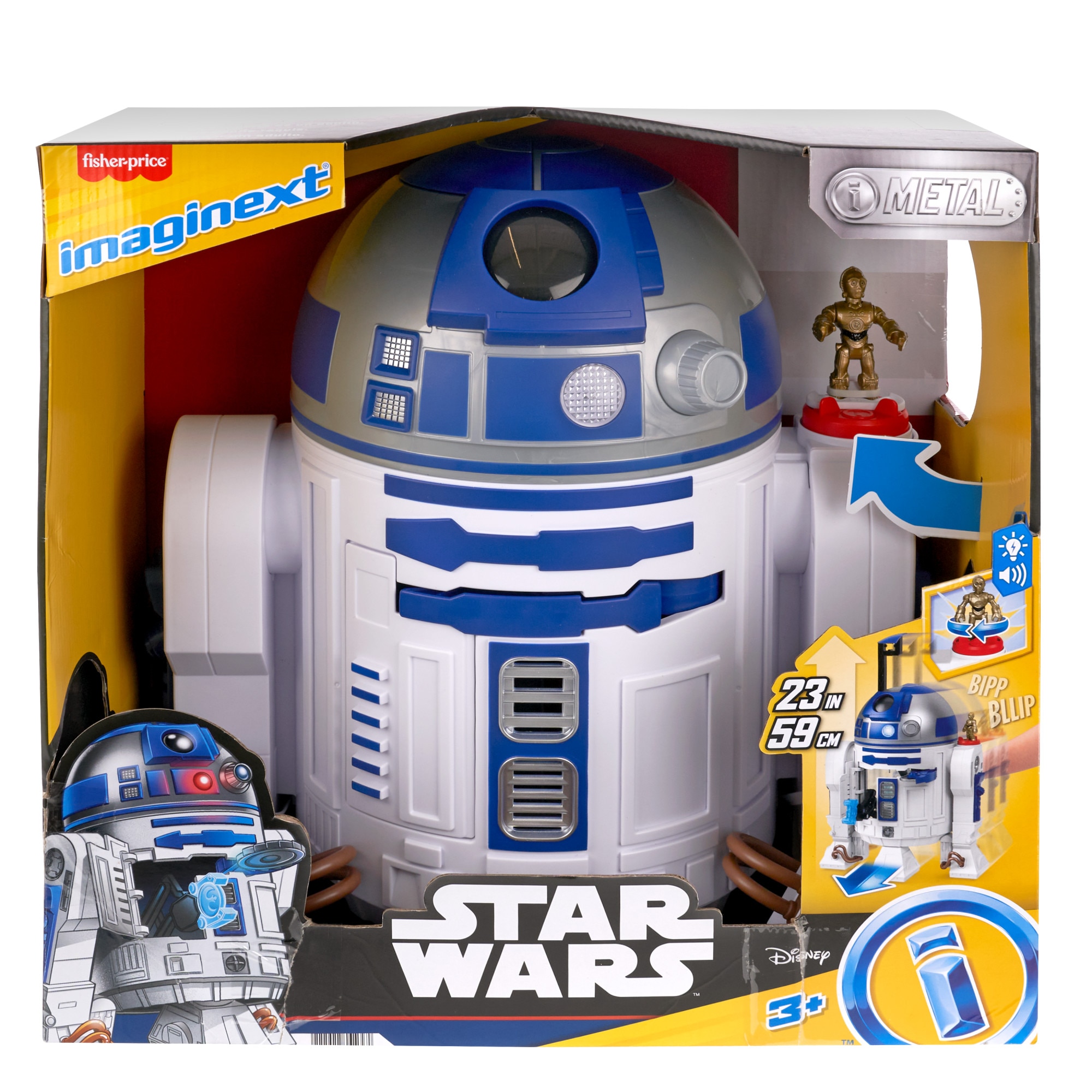 Imaginext – Figura grande R2D2 Star WarsFisher-Price Imaginext.