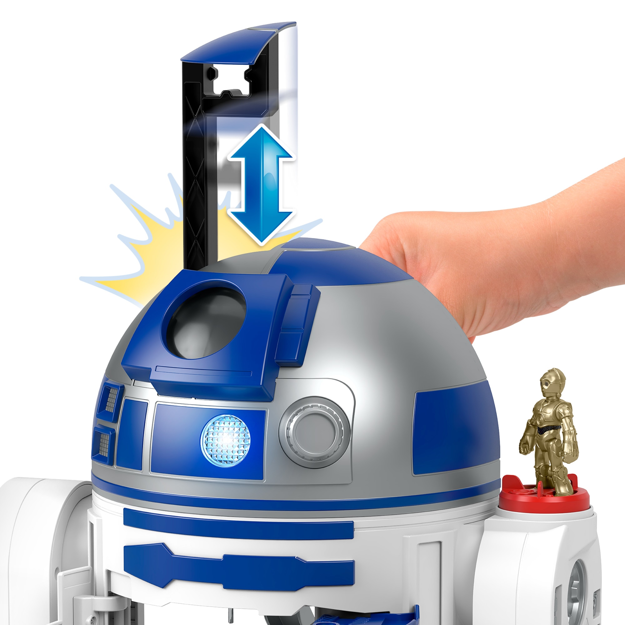 Figura grande R2D2 Star WarsFisher-Price Imaginext 6