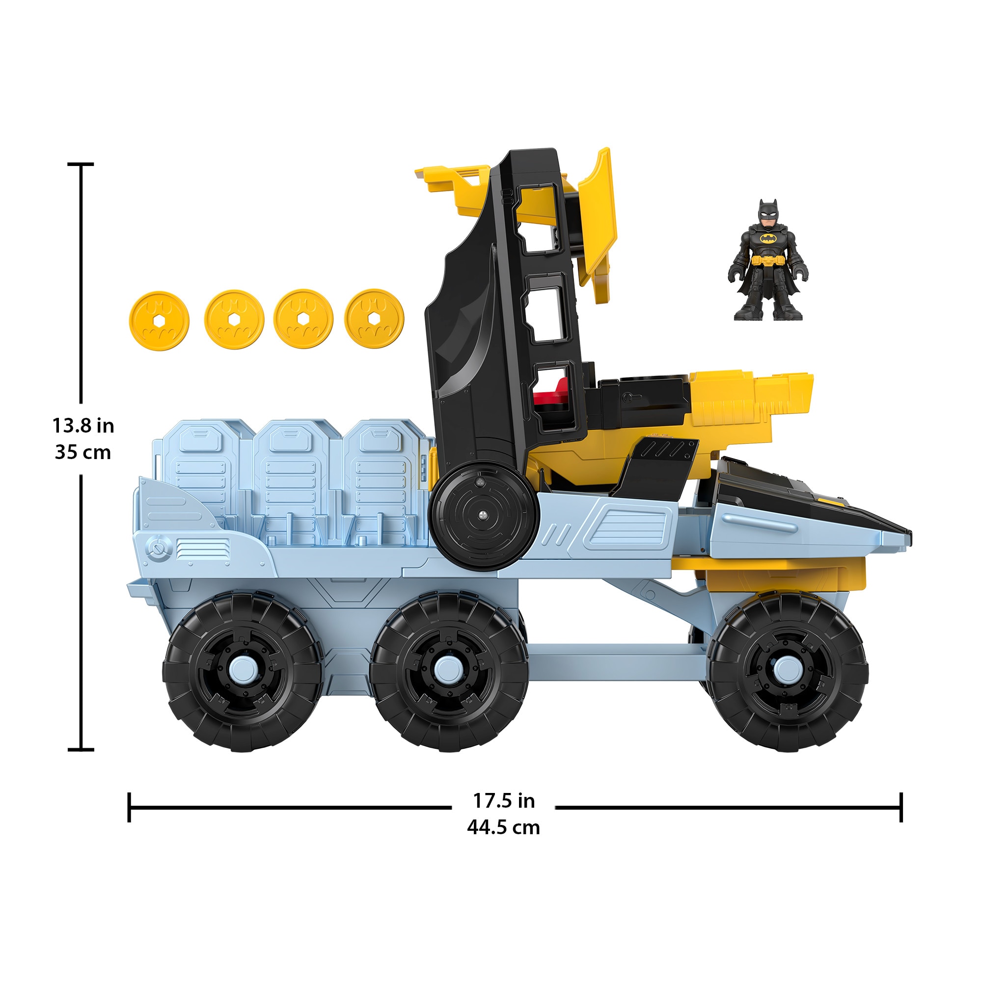 Vehículo Bat-tanque transformable DC Super Friends Fisher-Price Imaginext 6