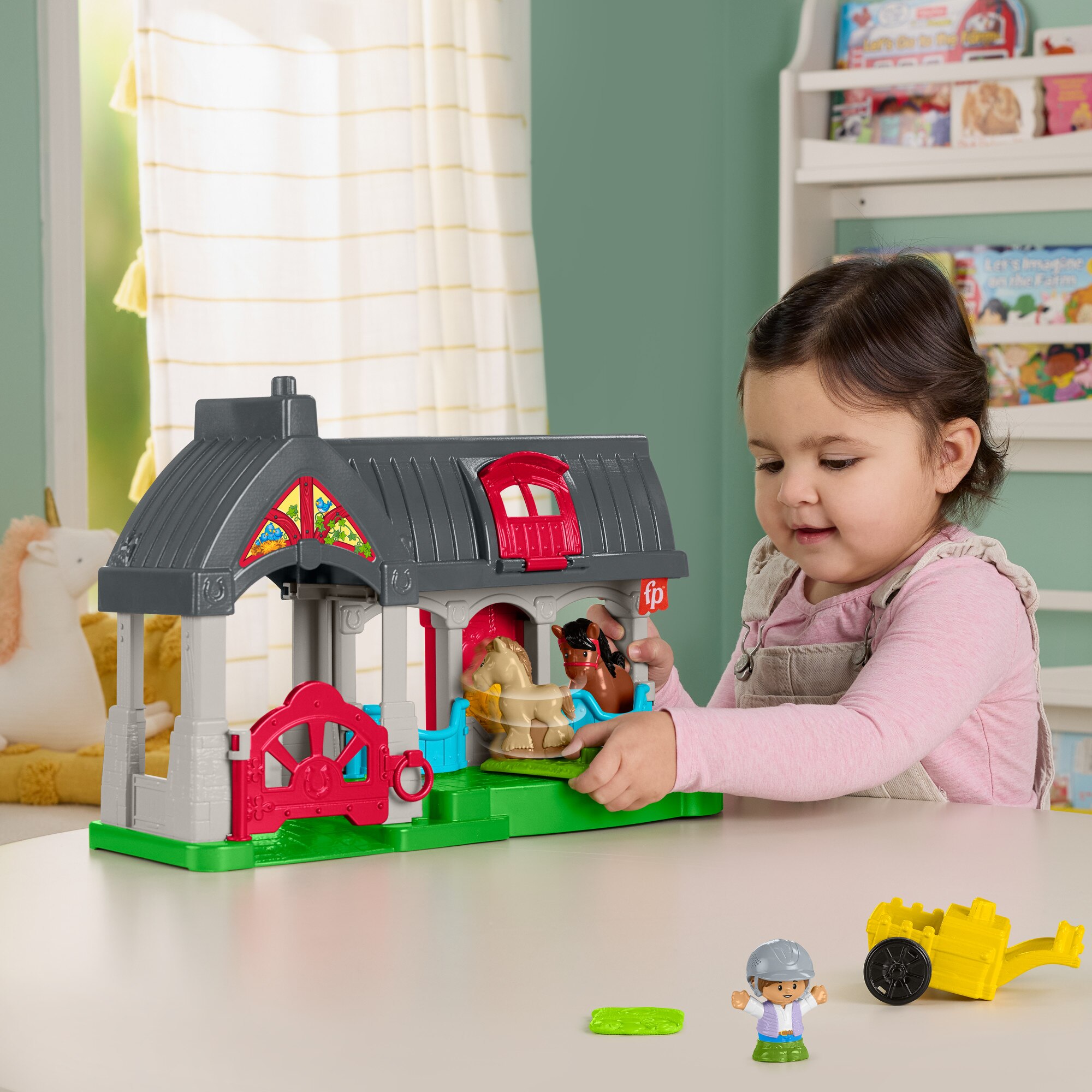 Set de juego Establo de caballos Little People Fisher-Price 2