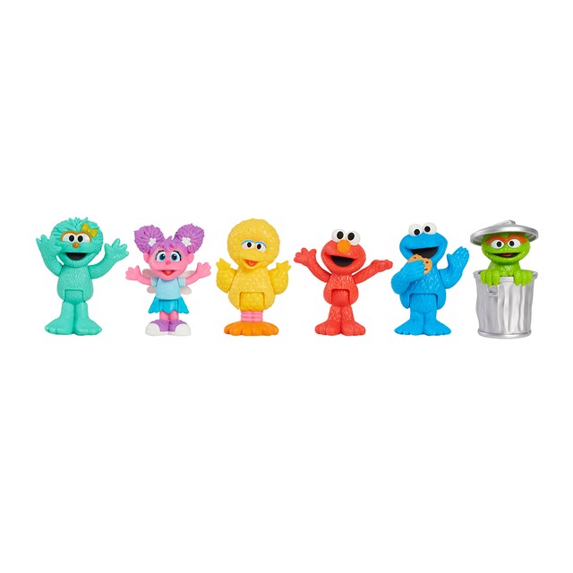Pack 6 figuras Sesame Street Just Play Products