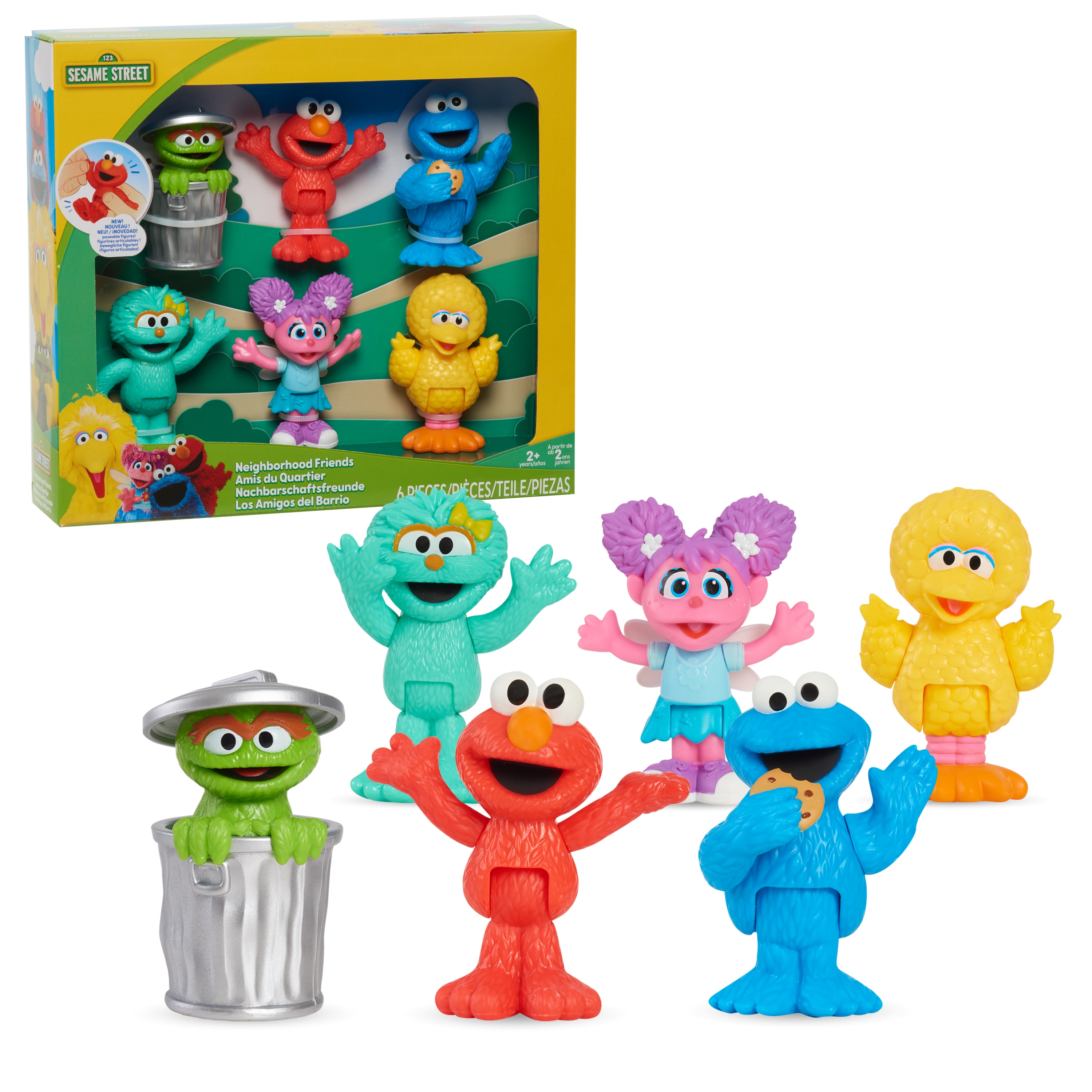 Pack 6 figuras Sesame Street Just Play Products 2