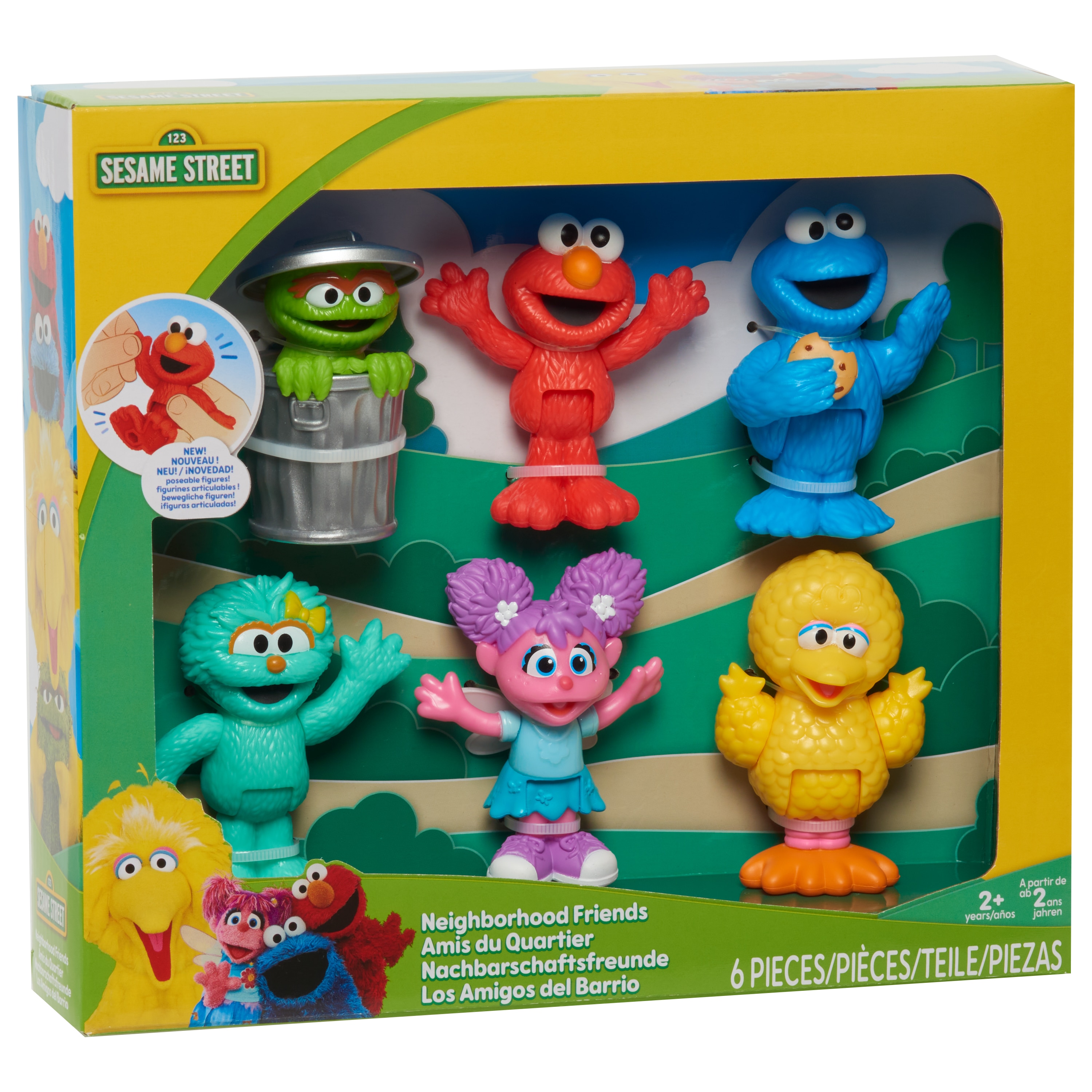 Pack 6 figuras Sesame Street Just Play Products 3