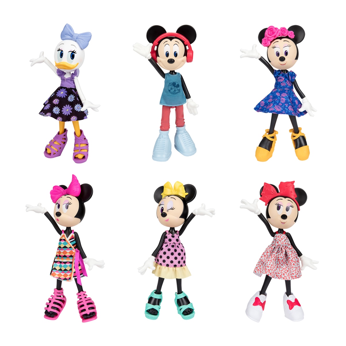 Imagen 0 de Muñeca fashion 25 cm Minnie y amigos Disney Jakks Pacific modelos surtidos