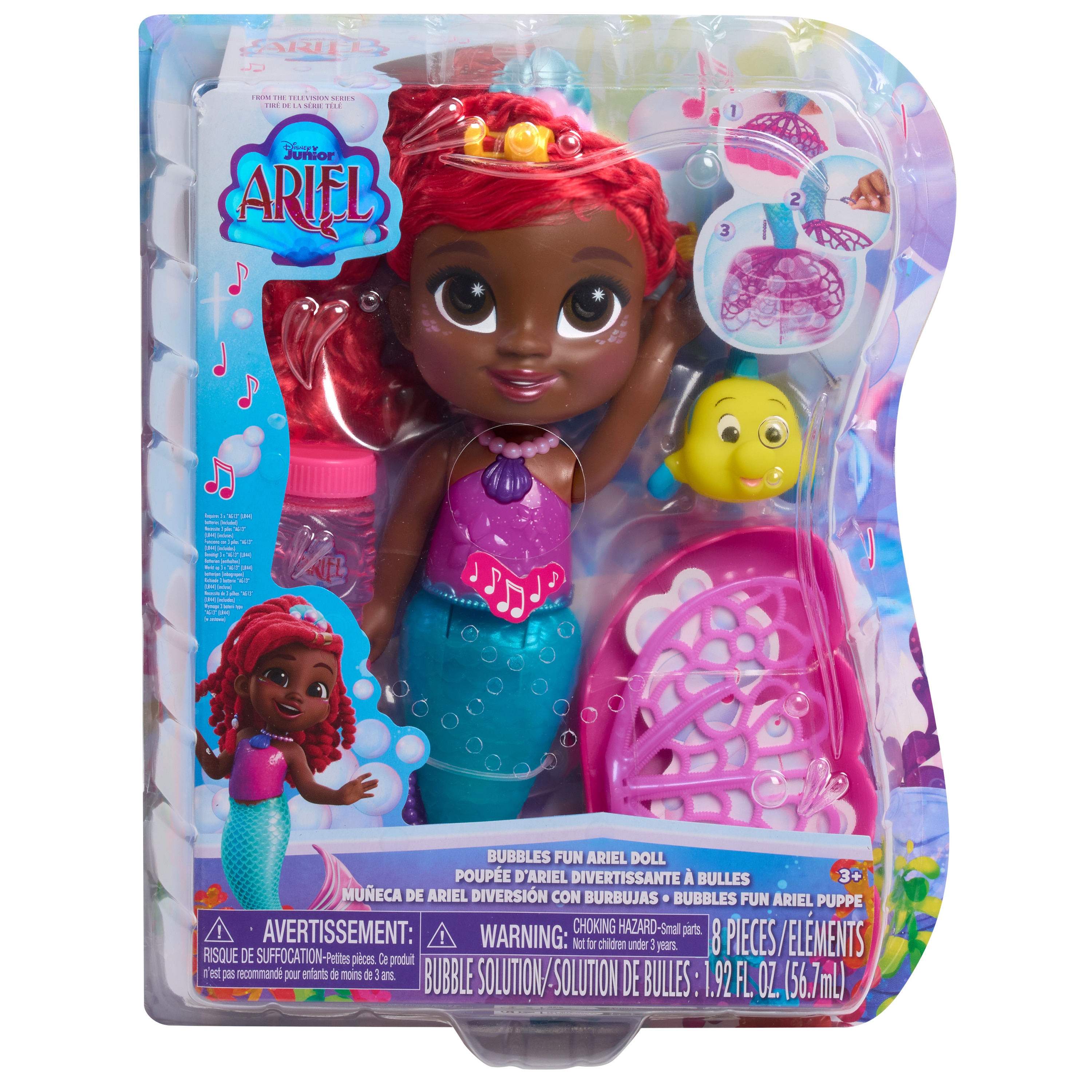Muñeca Ariel Jr. Bubble Disney Just Play 2