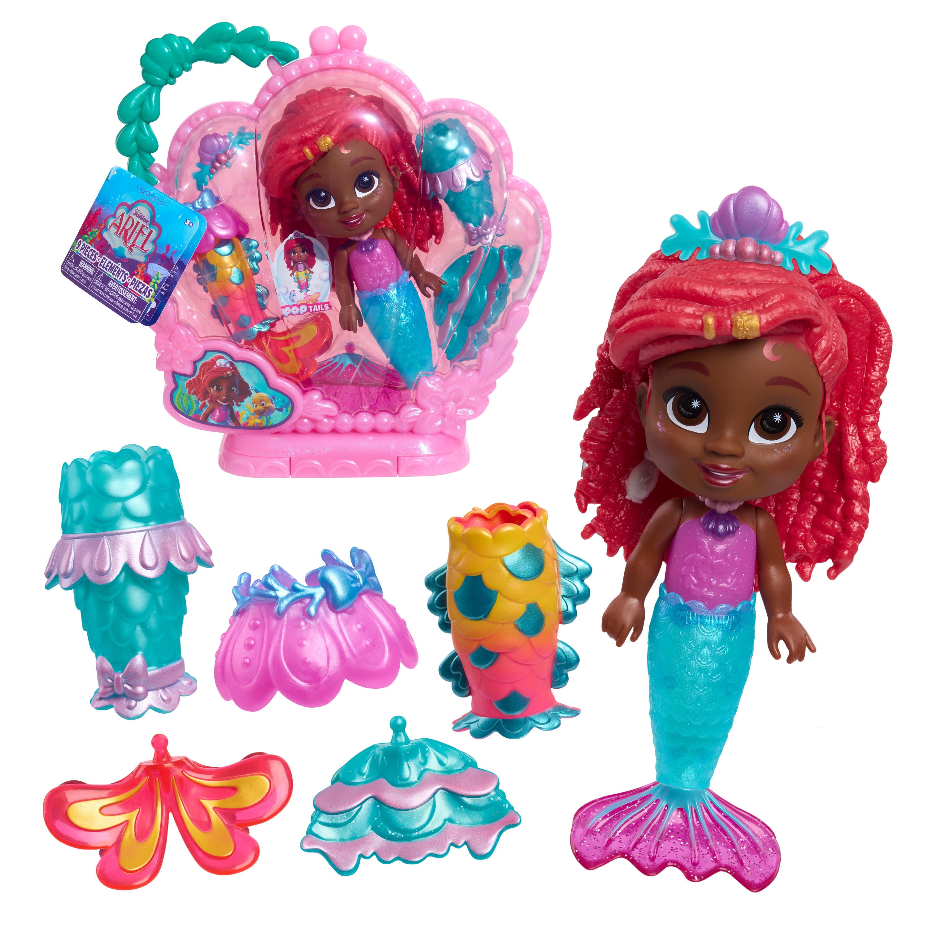 Muñeca Ariel Jr Pop Tail Disney Just Play 2